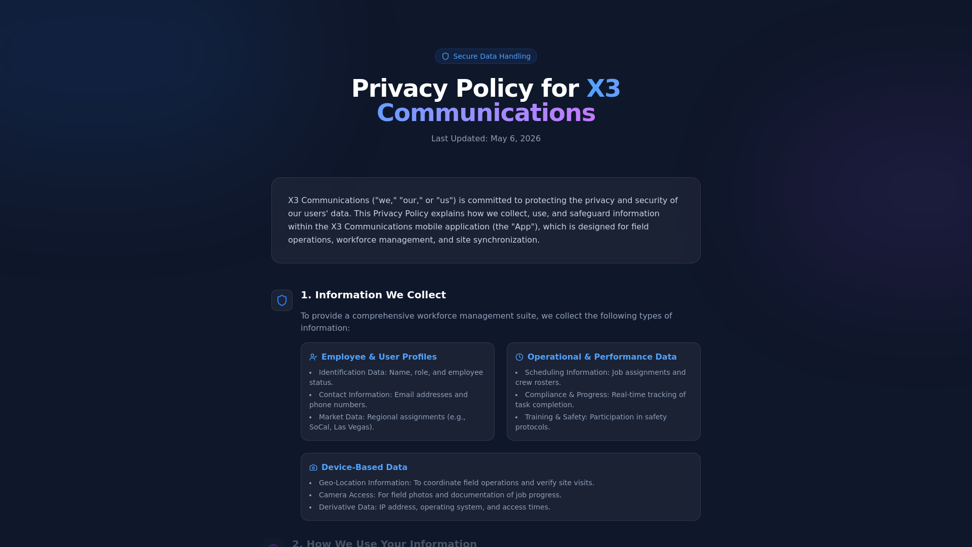 website screenshot of https://nexen-privacy.pages.dev/