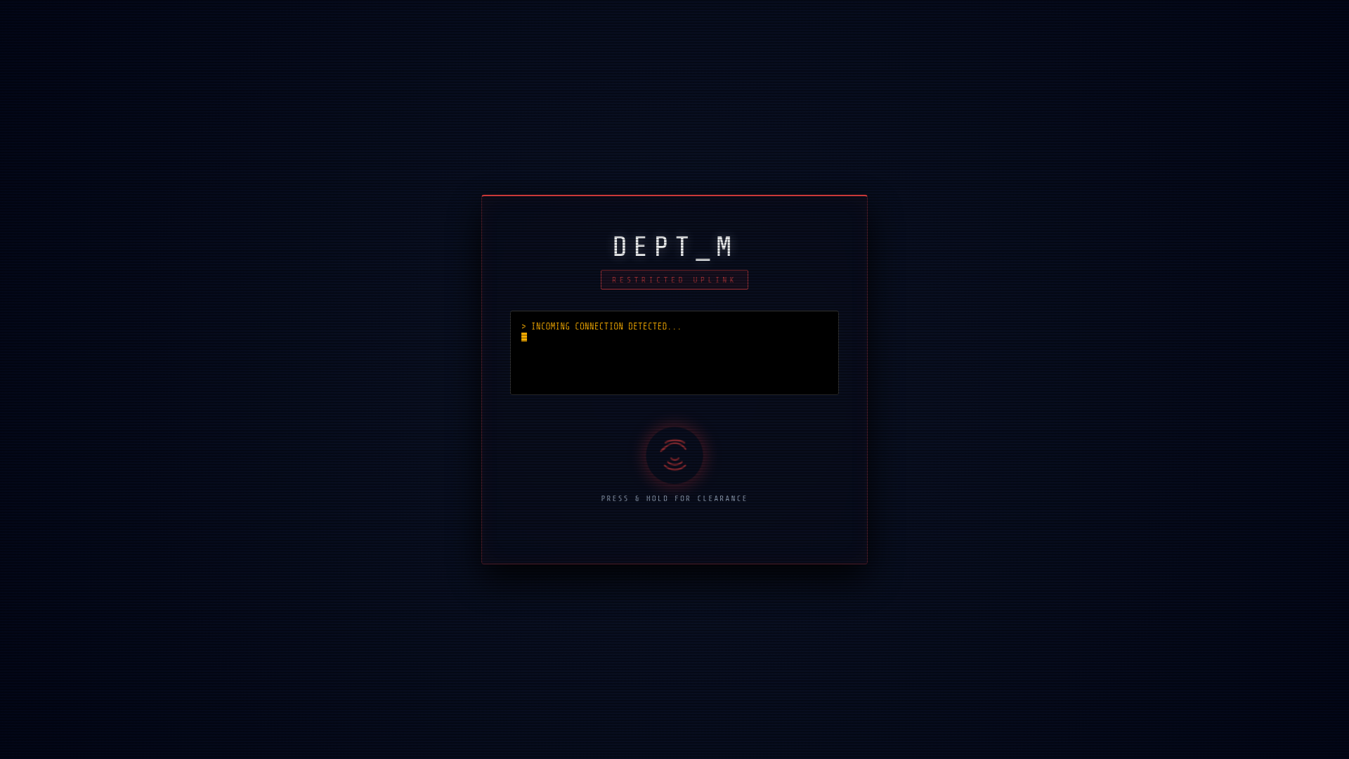 website screenshot of https://department-m.agency/