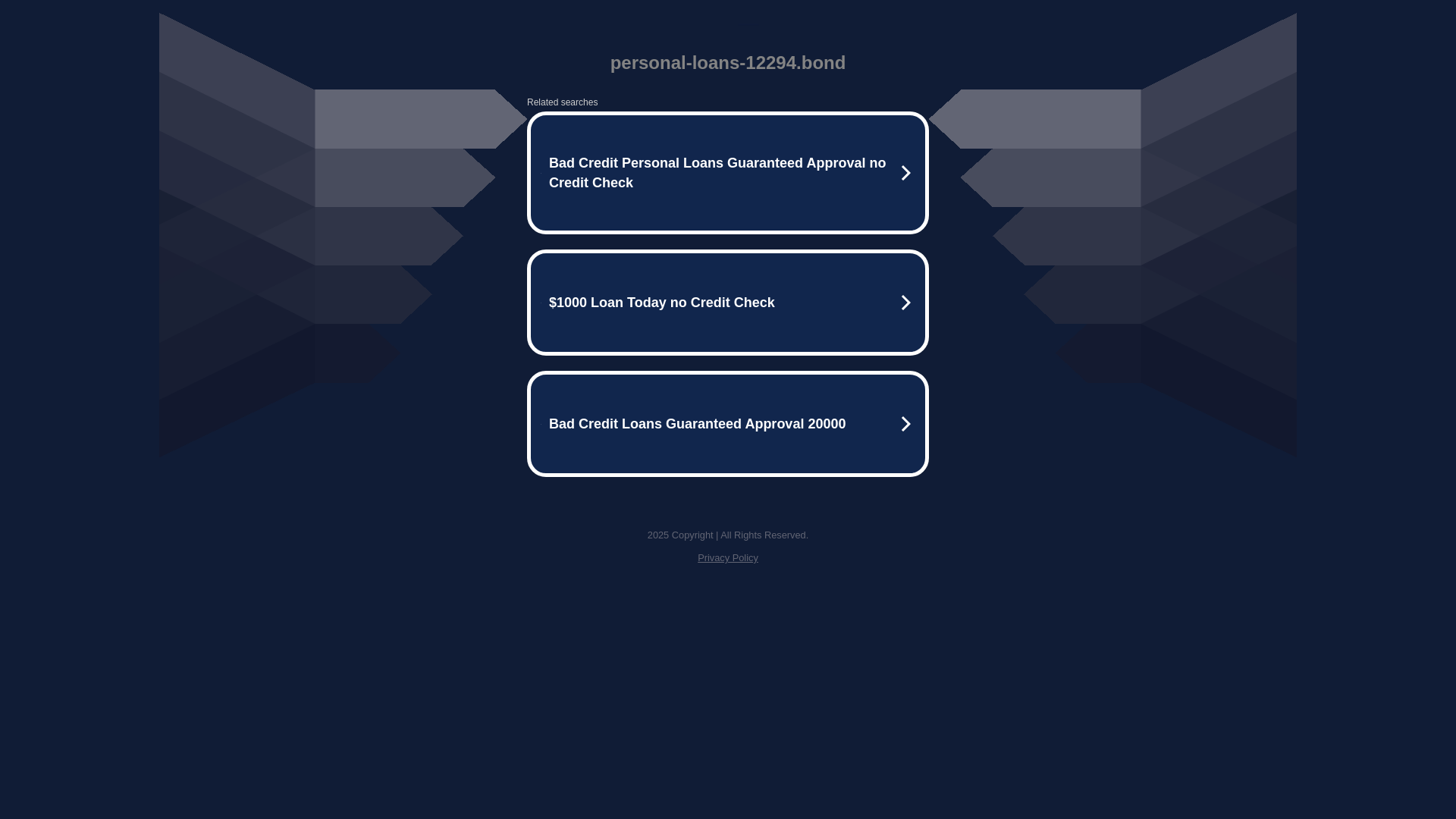 website screenshot of https://personal-loans-12294.bond/