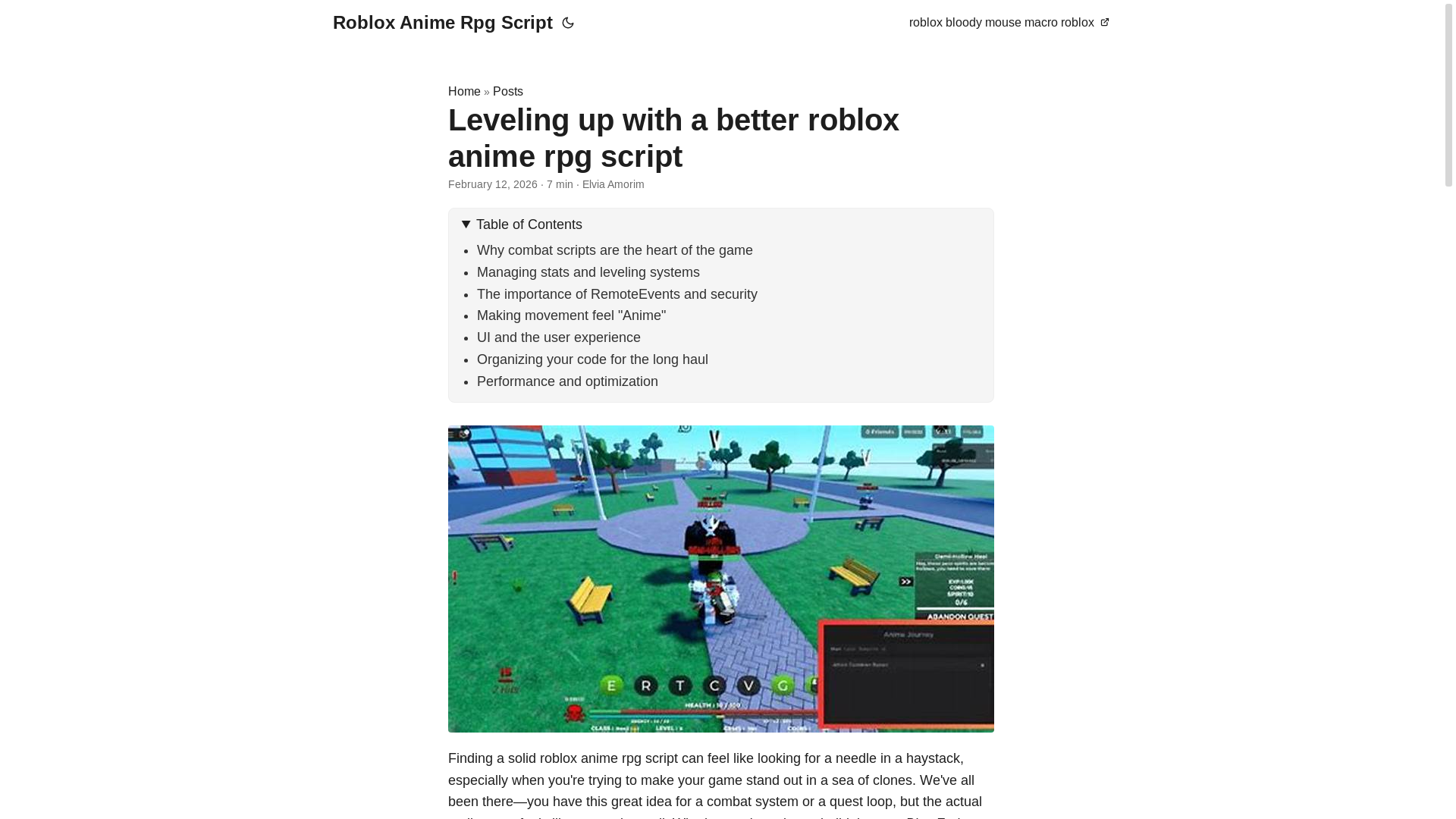 website screenshot of https://roblox-anime-rpg-script.pages.dev/
