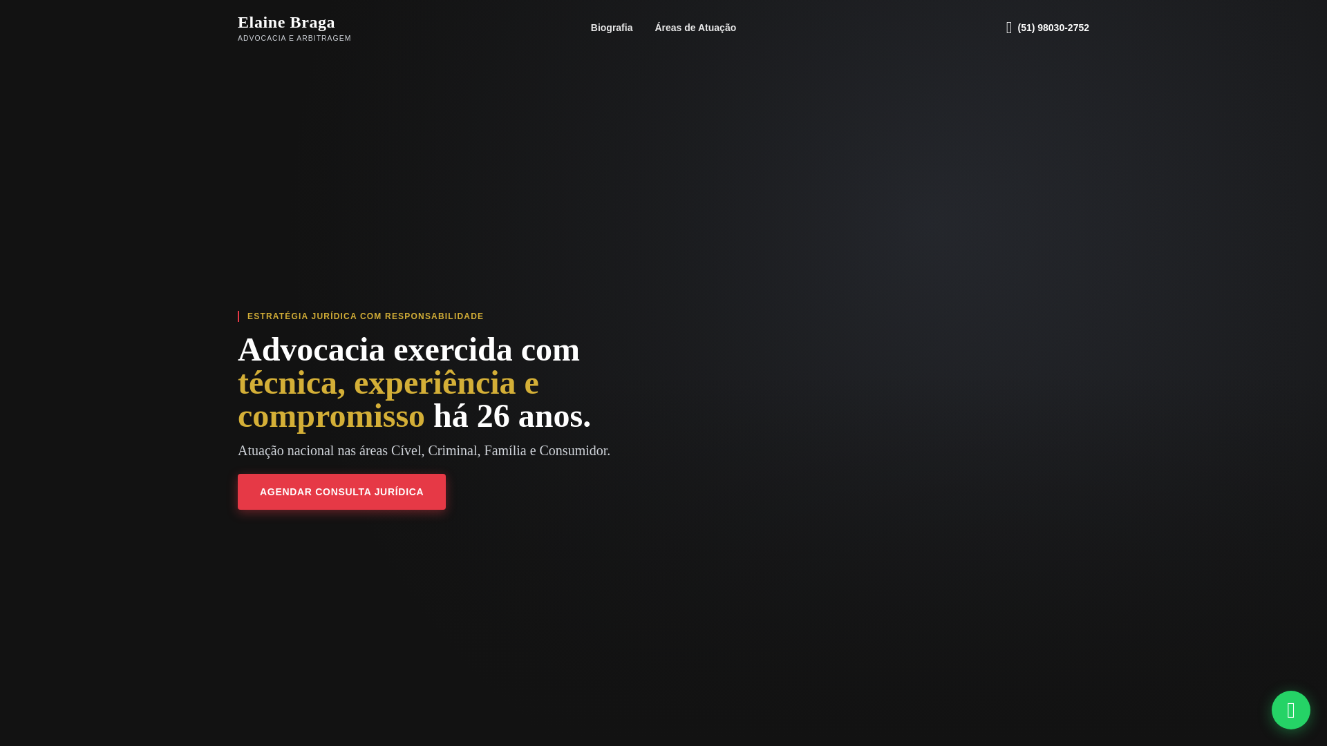 website screenshot of https://advelainebraga.com.br/