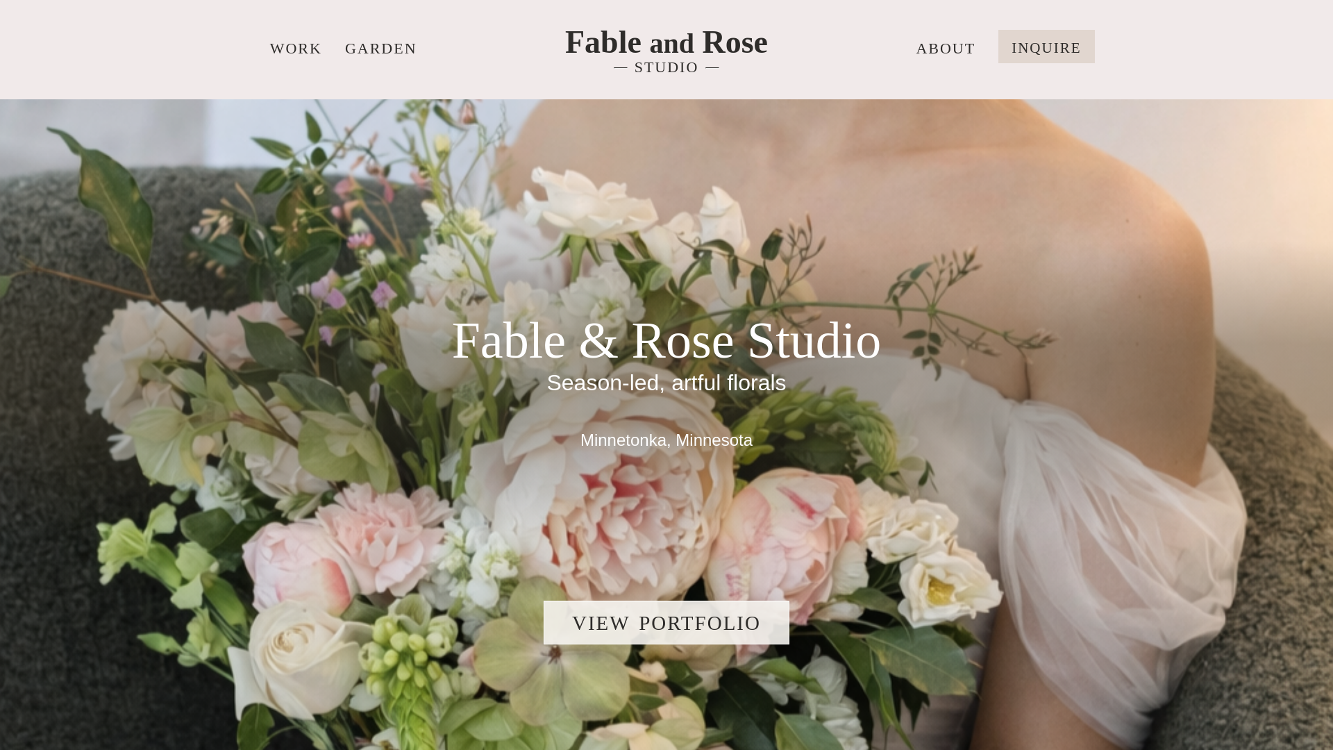 website screenshot of https://fableandrose.pages.dev/