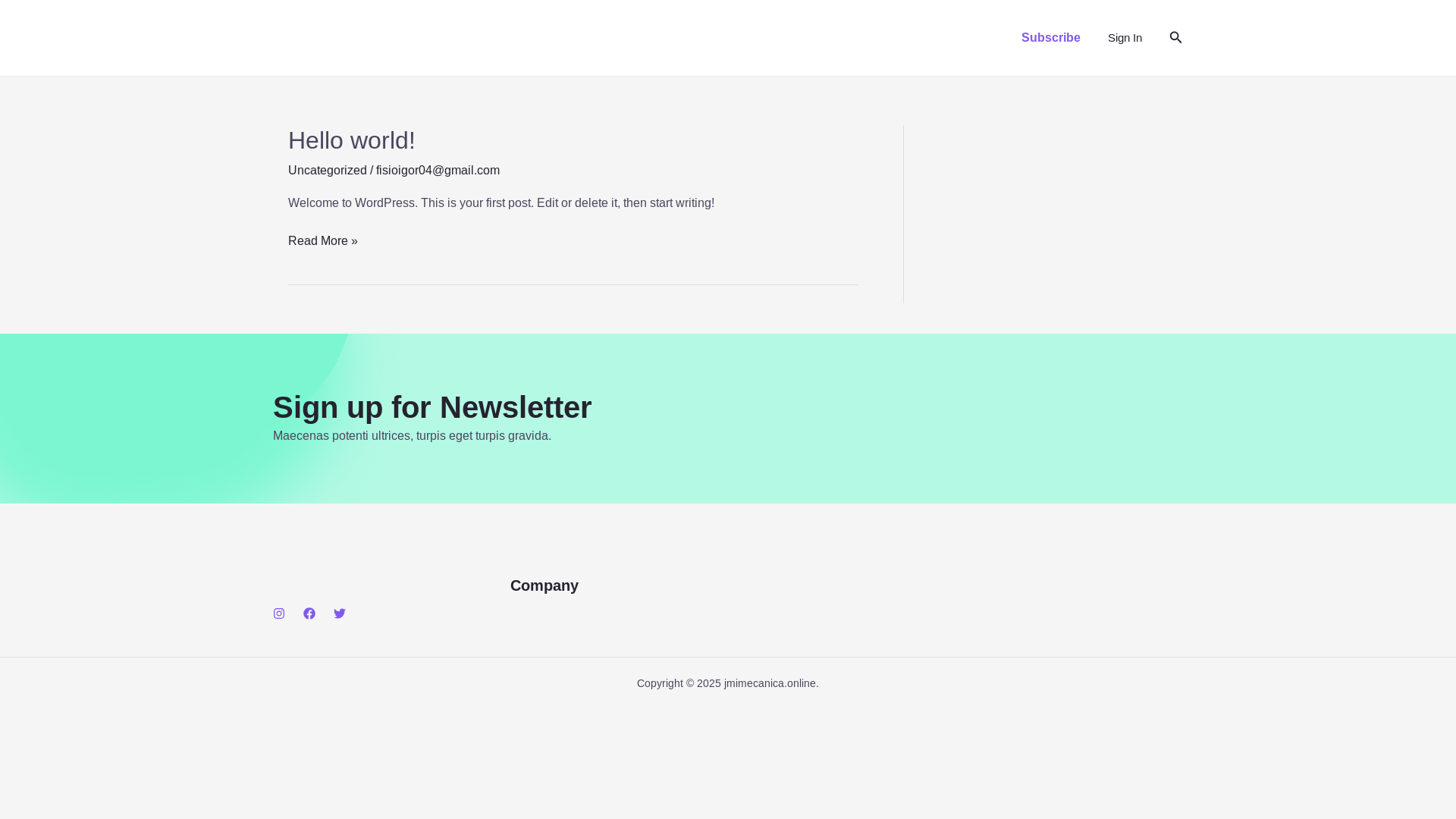 website screenshot of https://jmimecanica.online/