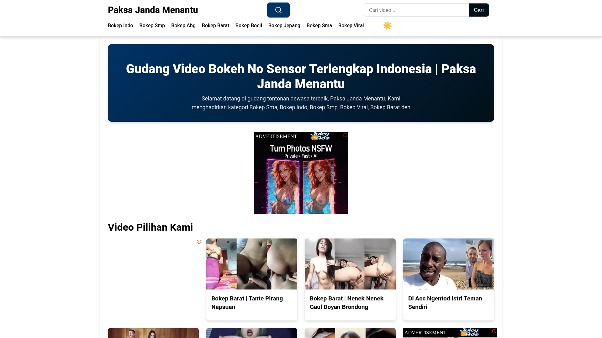 website screenshot of https://paksajandamenantu.pages.dev/