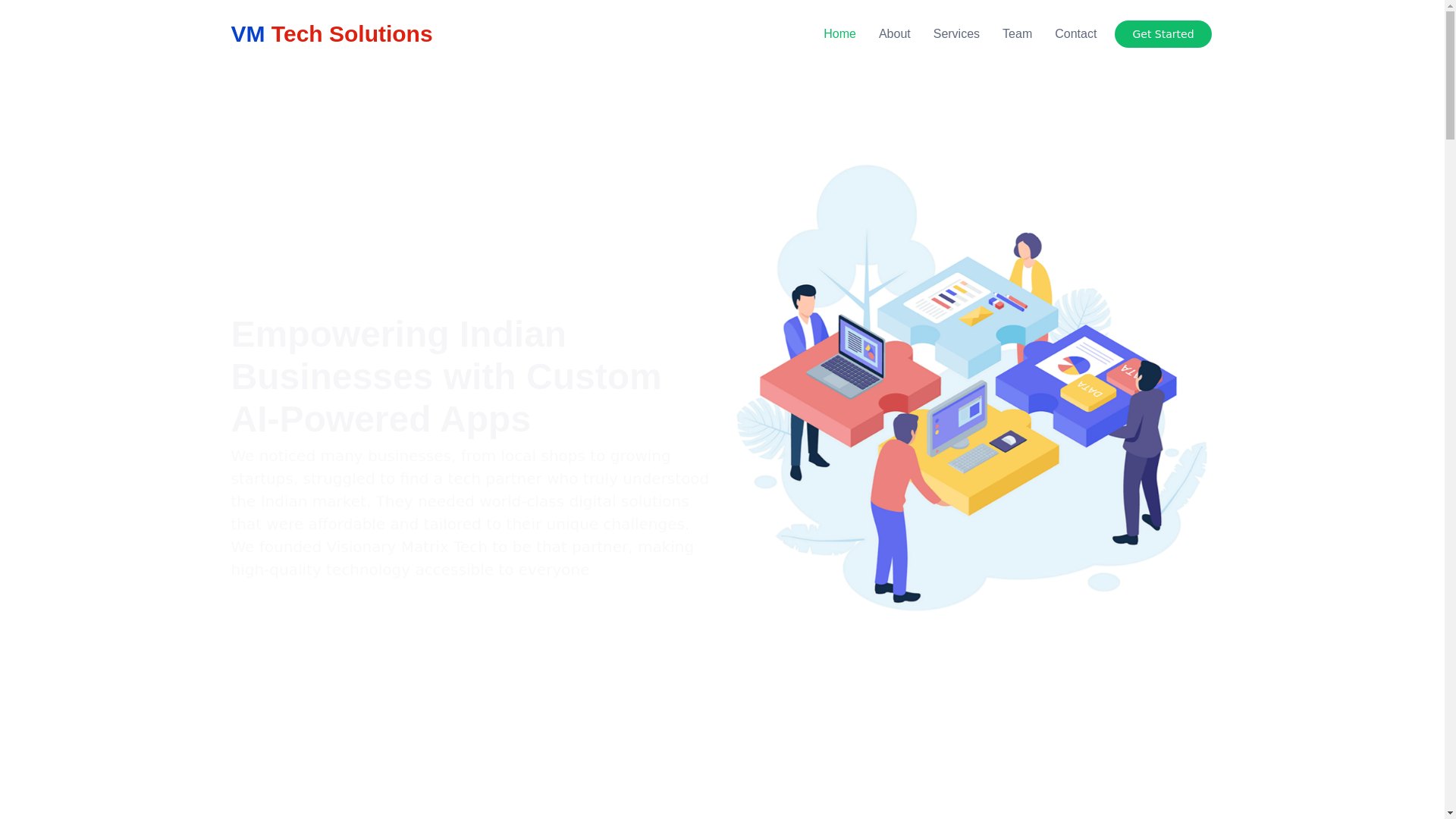 website screenshot of https://vmtech.pages.dev/