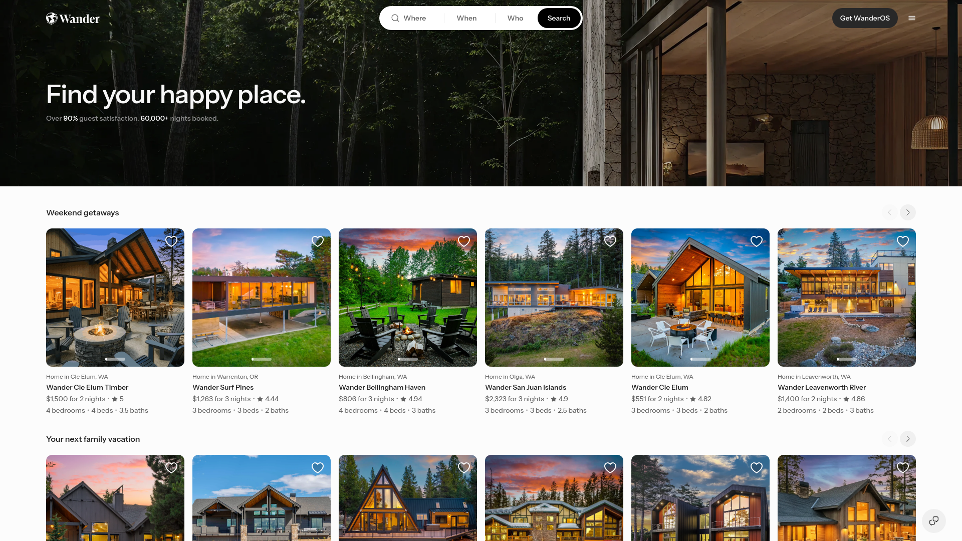 website screenshot of https://trywanderos.com/