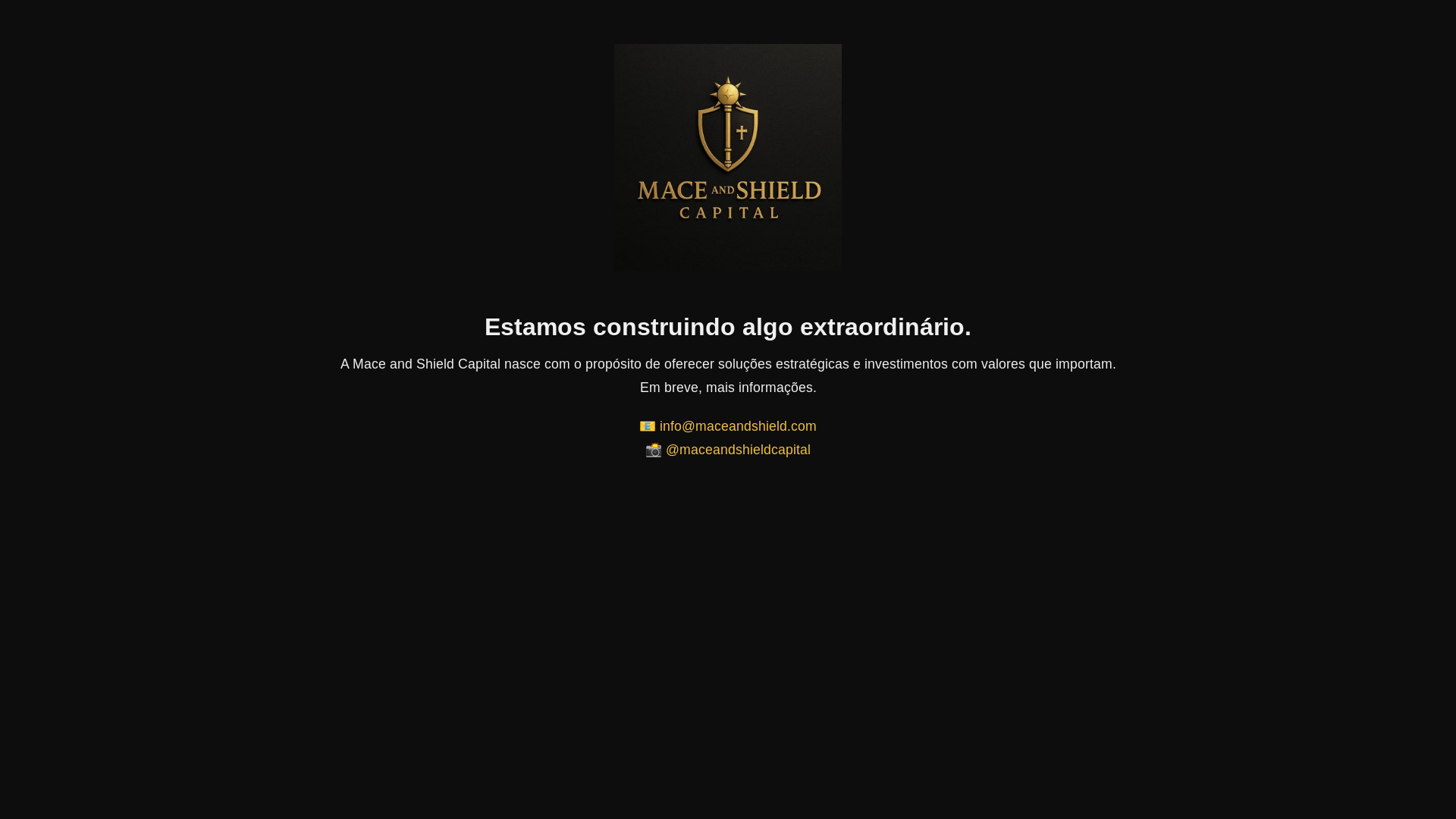 website screenshot of https://maceandshield.pages.dev/