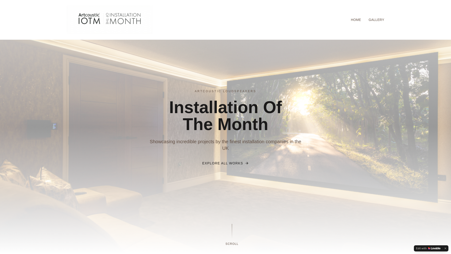 website screenshot of https://iotm.uk/