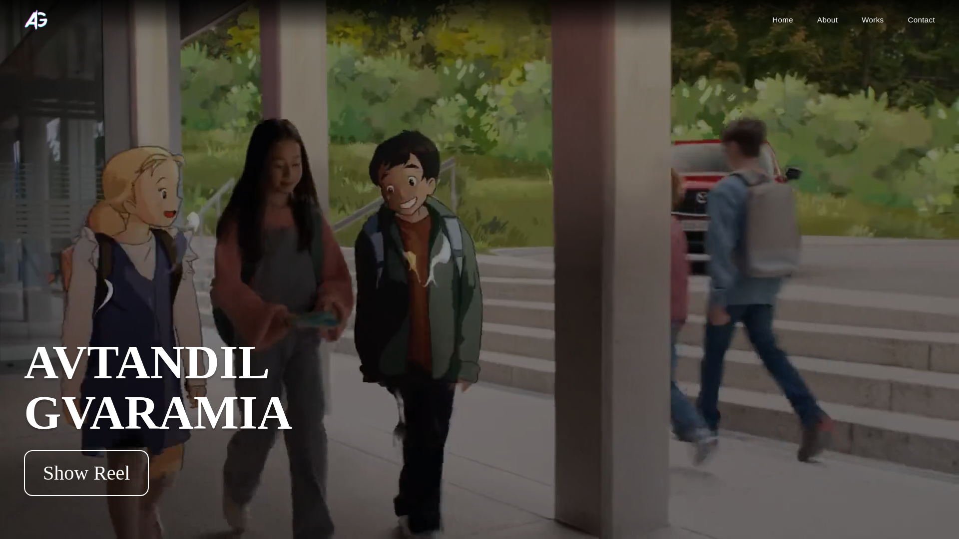 website screenshot of https://avtandilgvaramia.com/