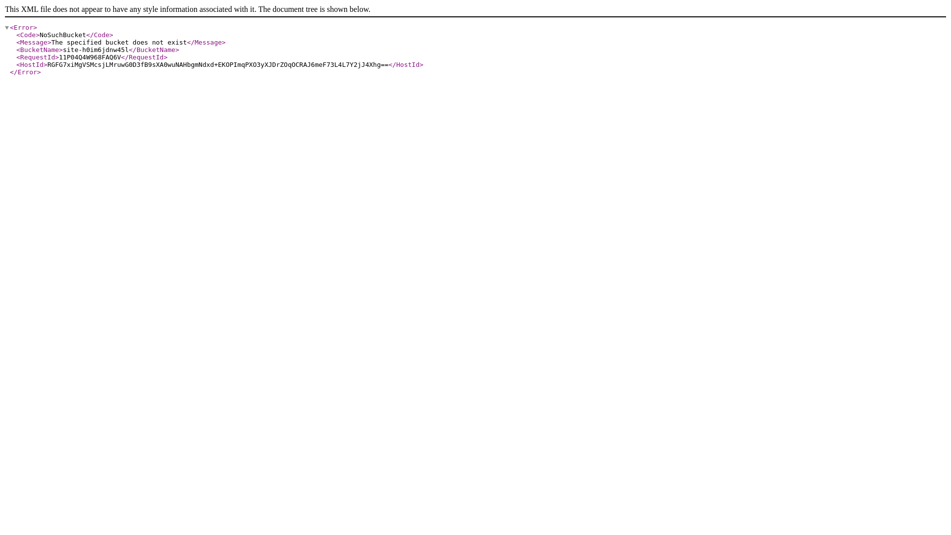 website screenshot of https://site-h0im6jdnw45l.s3.us-east-1.amazonaws.com