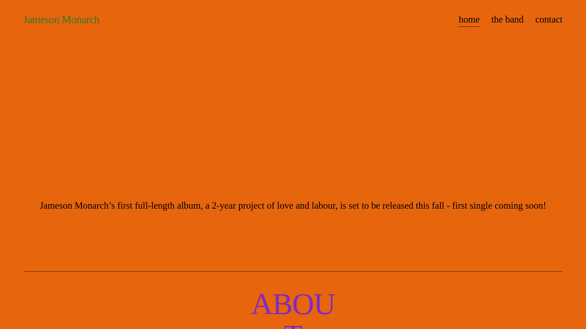 website screenshot of https://jamesonmonarch.com