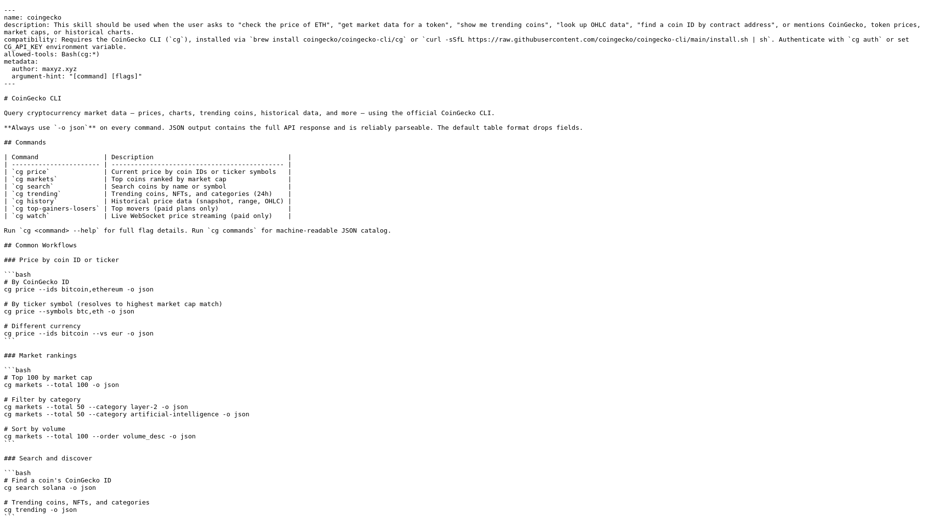 website screenshot of https://coingecko.md/