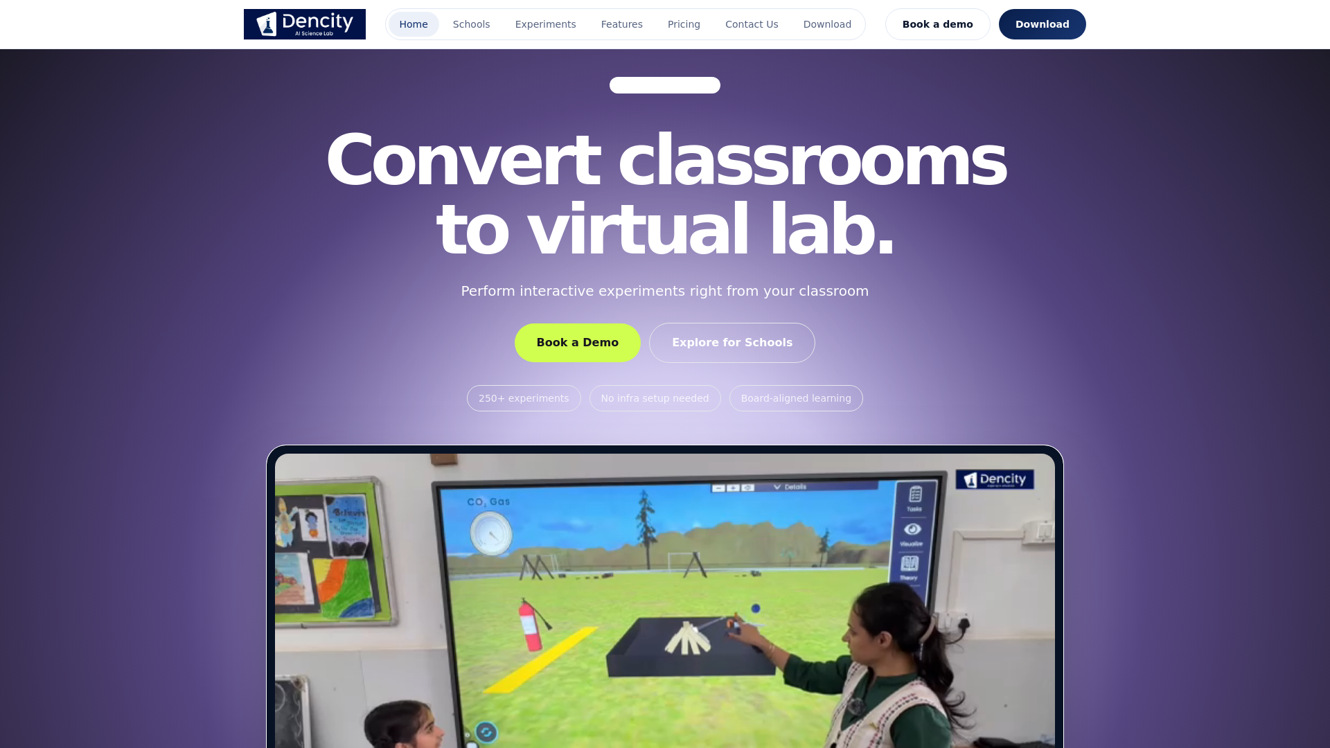 website screenshot of https://dencity-website.pages.dev/
