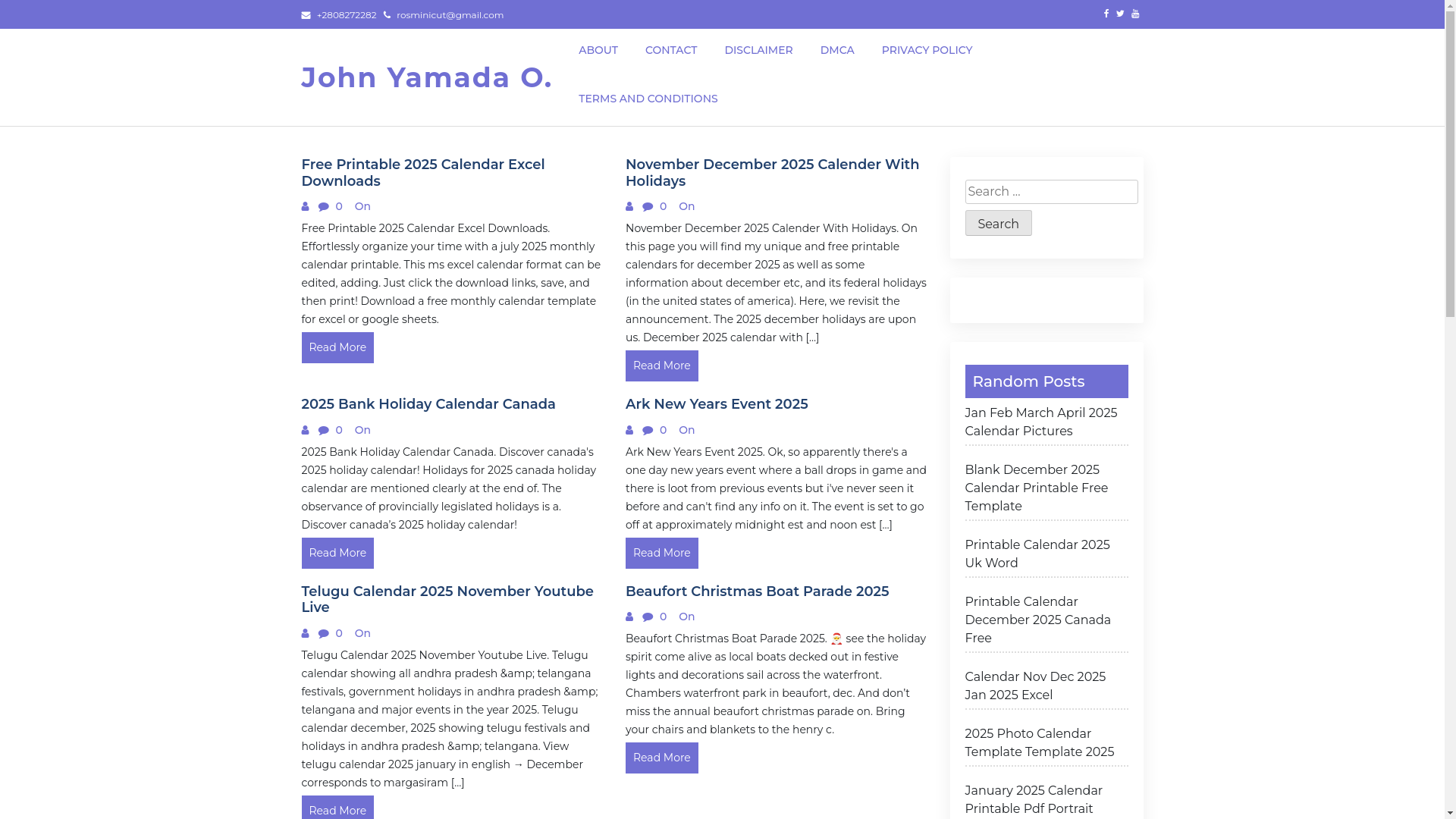 website screenshot of https://johnyamadao.pages.dev/