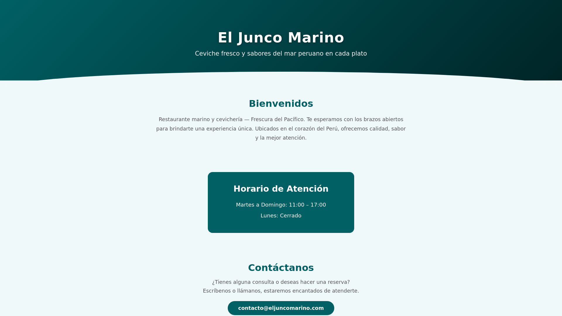 website screenshot of https://eljuncomarino.pages.dev/