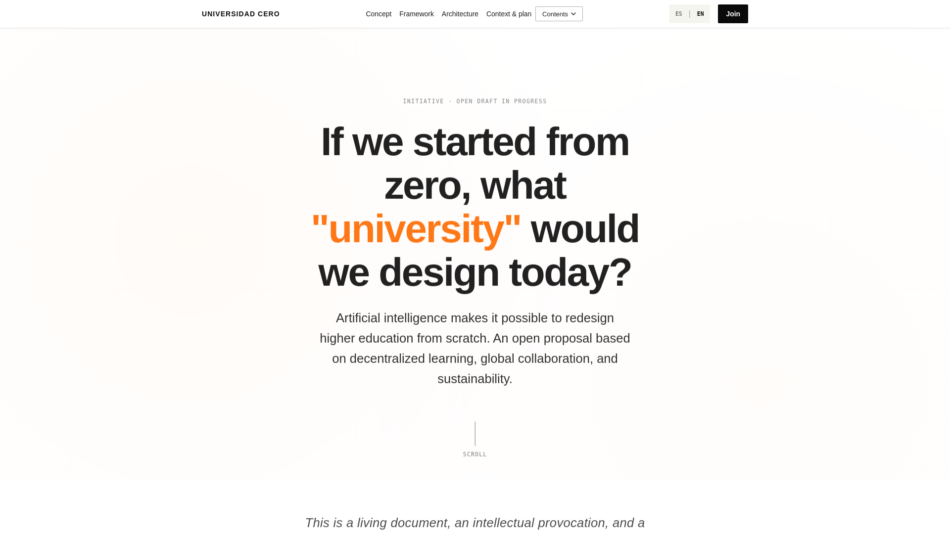 website screenshot of https://universidad-cero-web.pages.dev/