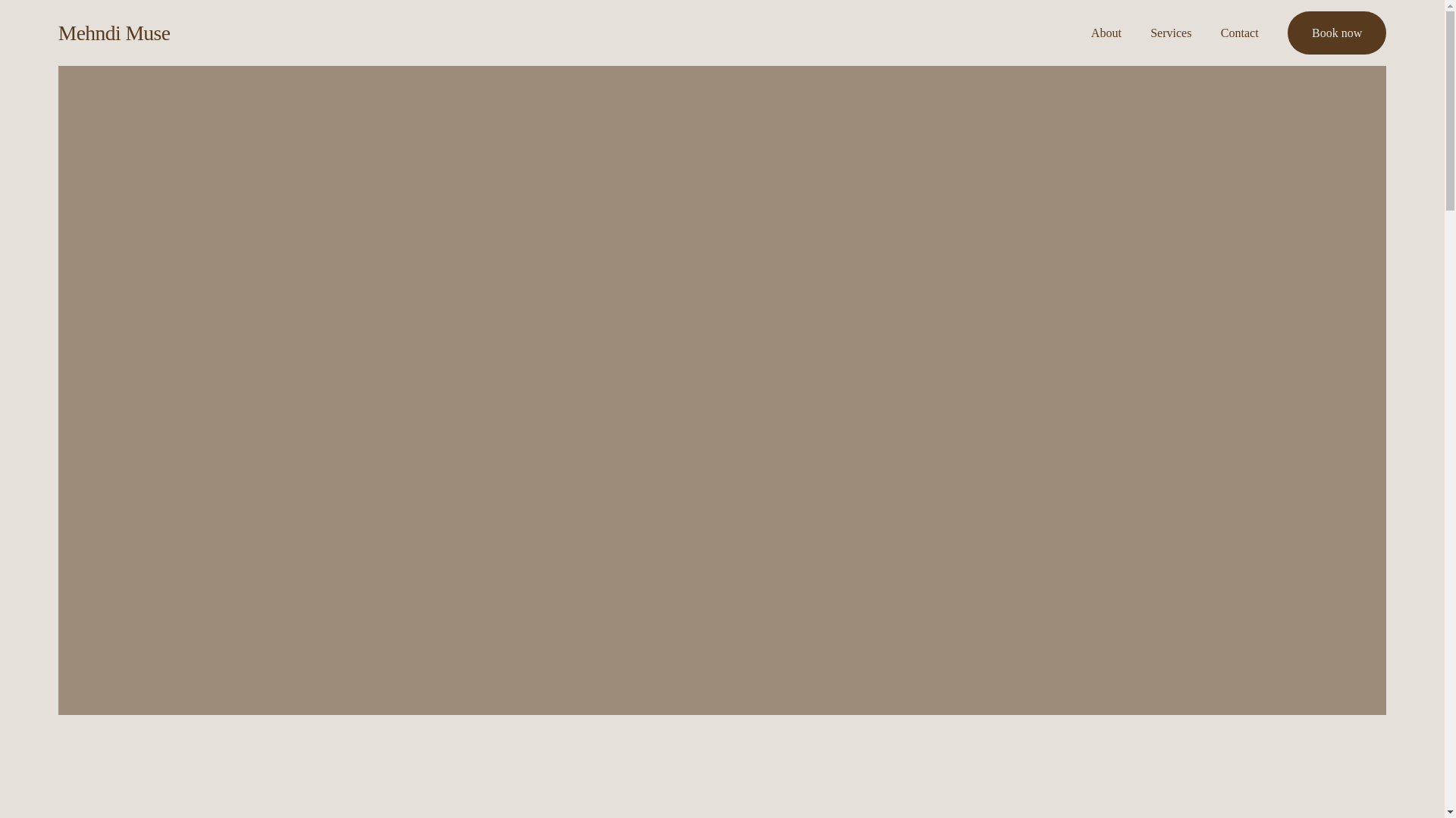 website screenshot of https://mehndimuse209.com/