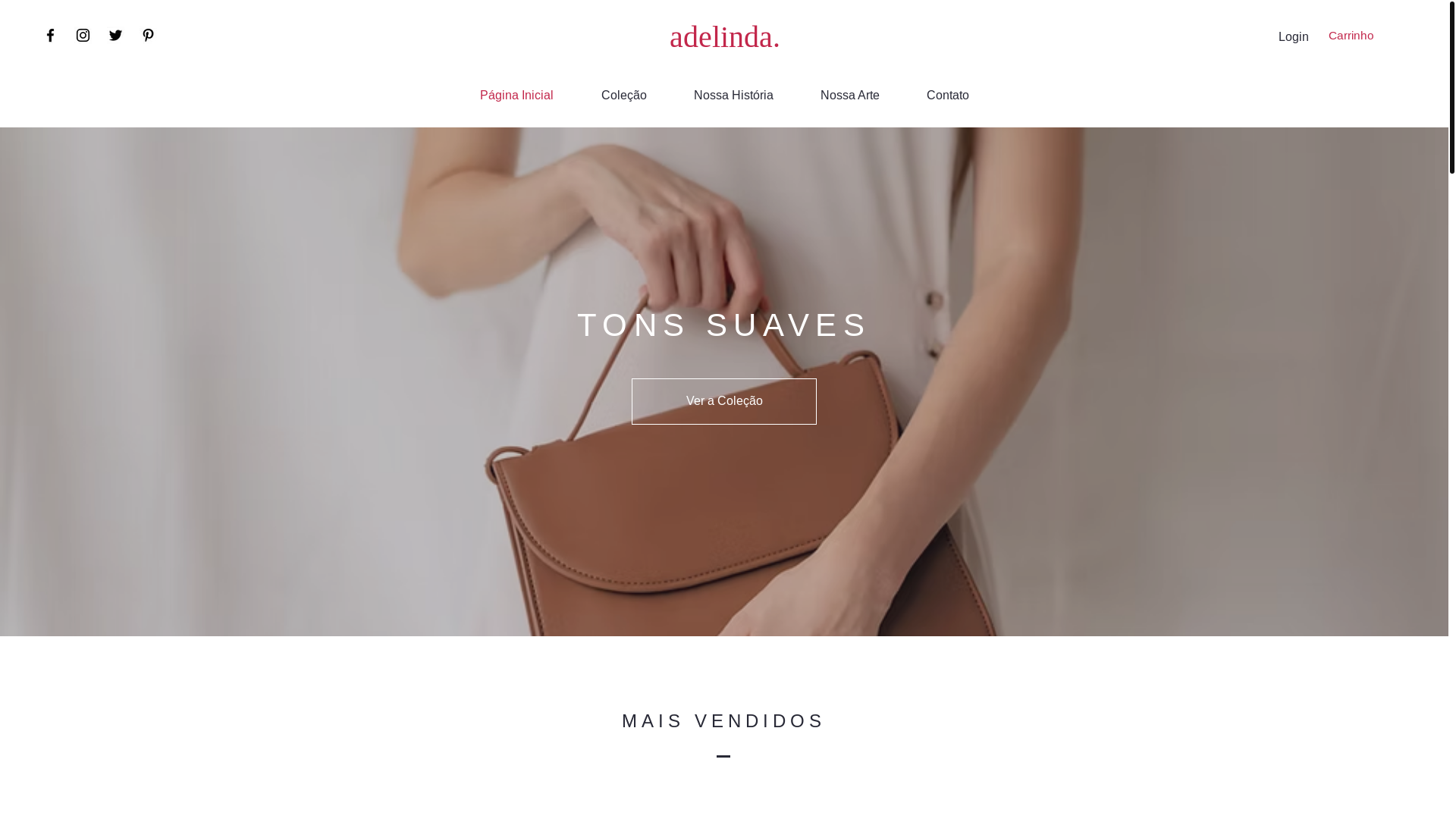 website screenshot of https://soutocollection.com/