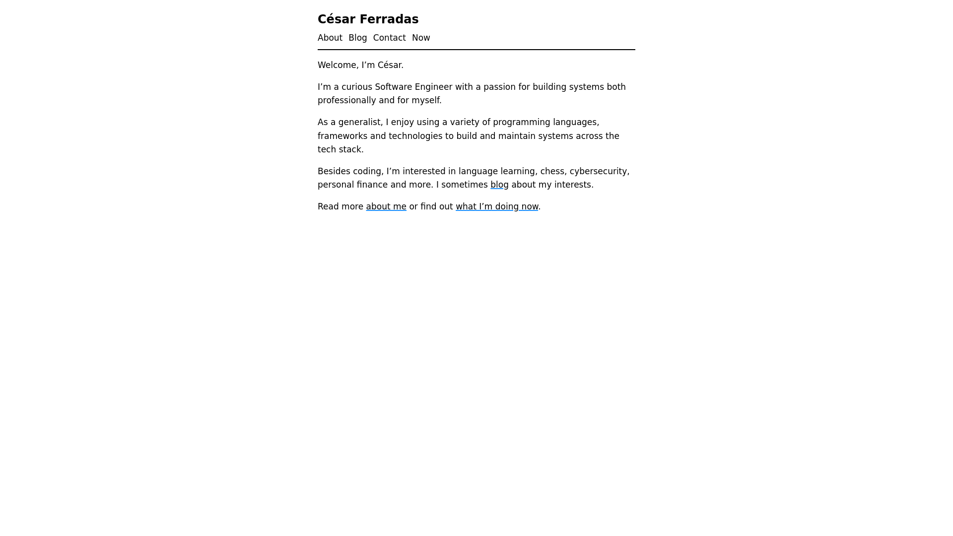 website screenshot of https://ferradas.pages.dev/