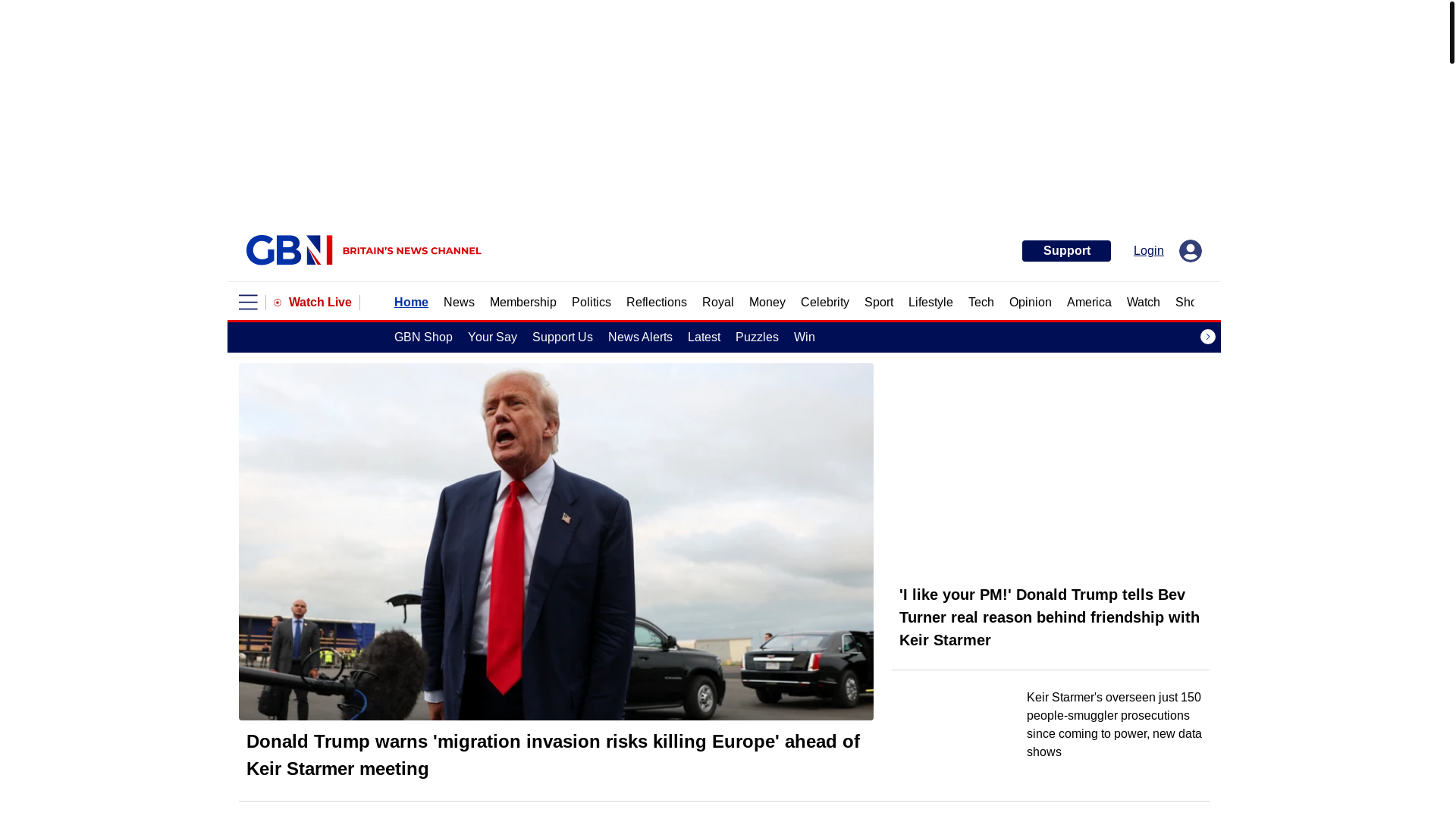 website screenshot of https://gbnews.com/