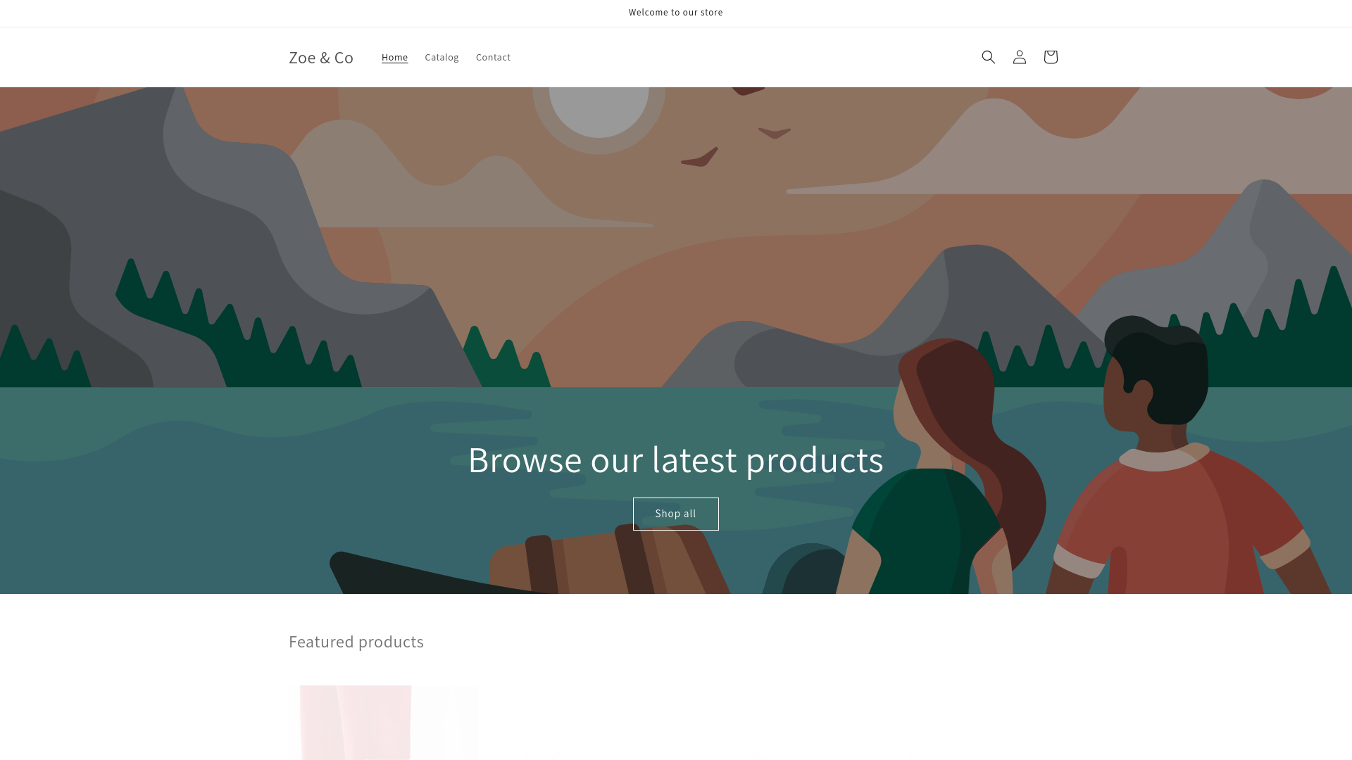 website screenshot of https://zoeandco.se/