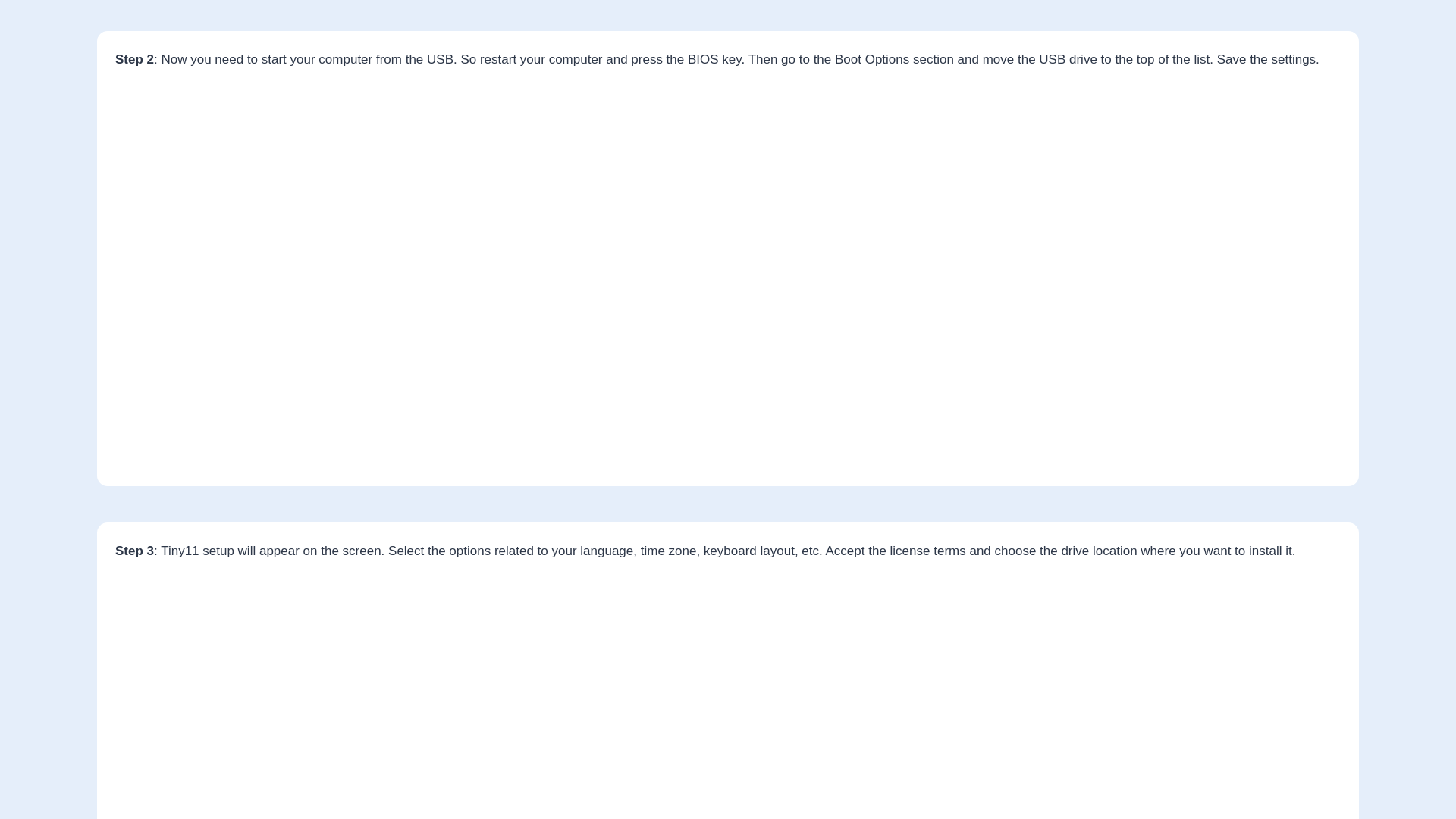 website screenshot of https://tiny11.net/#download