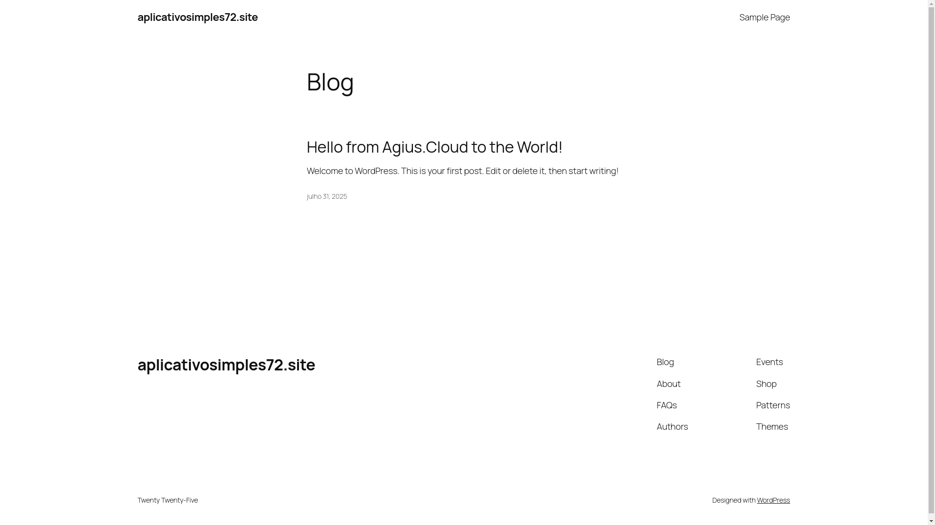 website screenshot of https://aplicativosimples72.site/
