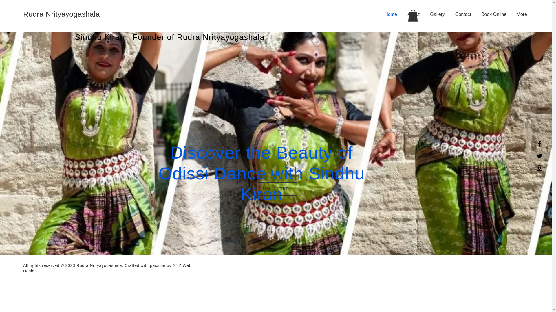 website screenshot of https://sindhukiran.co.in/