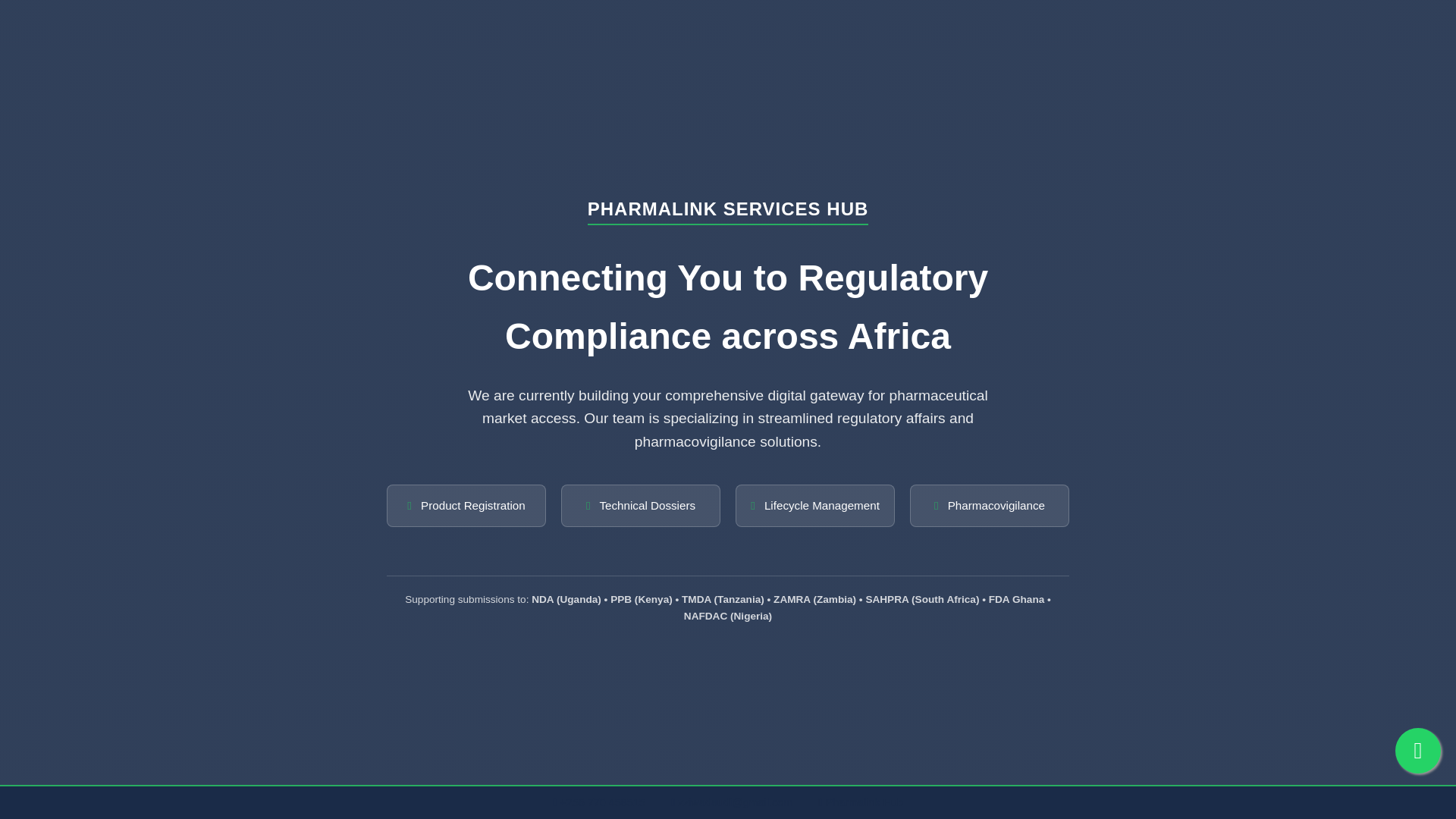 website screenshot of https://phubpharmalinkservices.com/