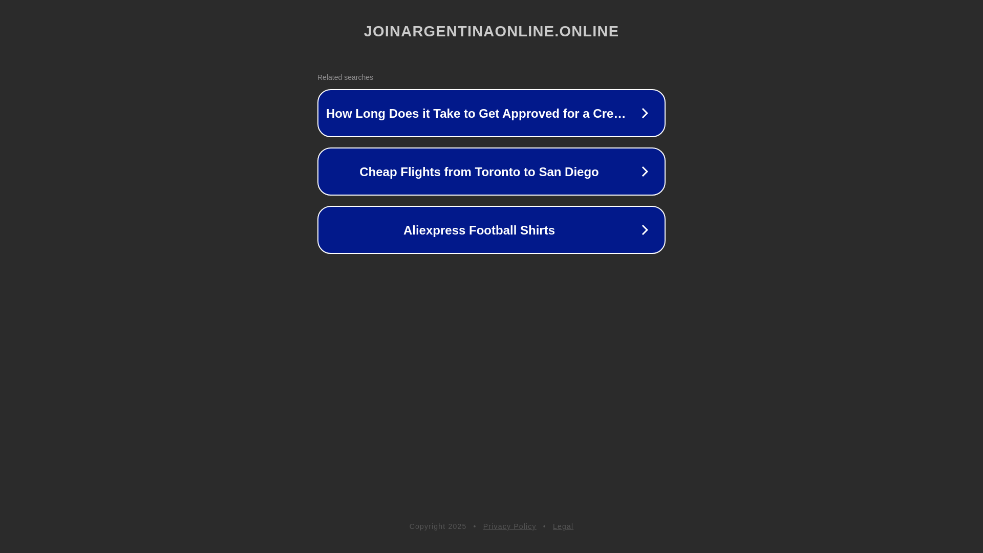 website screenshot of https://joinargentinaonline.online/