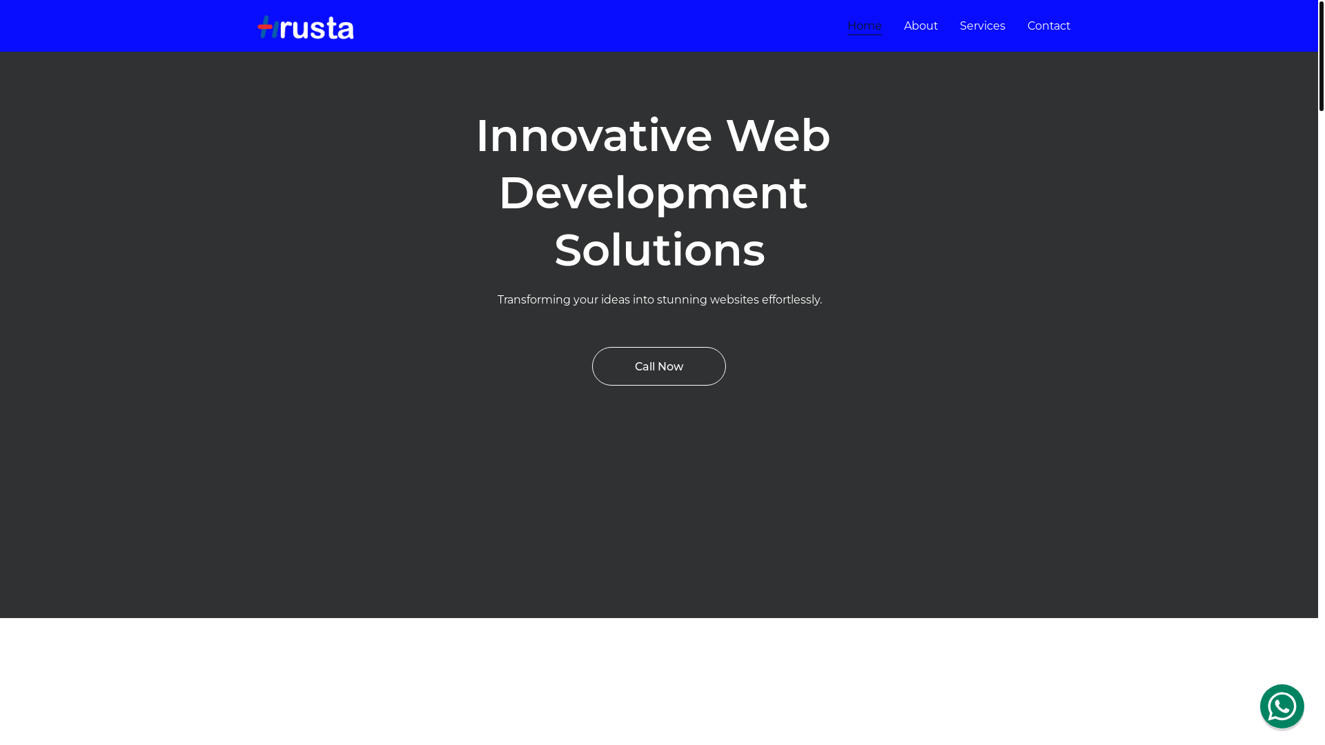 website screenshot of https://hrusta.tech/