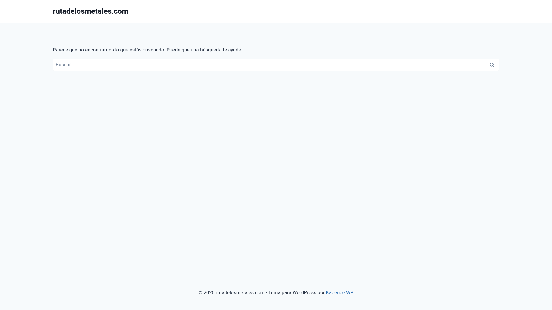 website screenshot of https://rutadelosmetales.com/