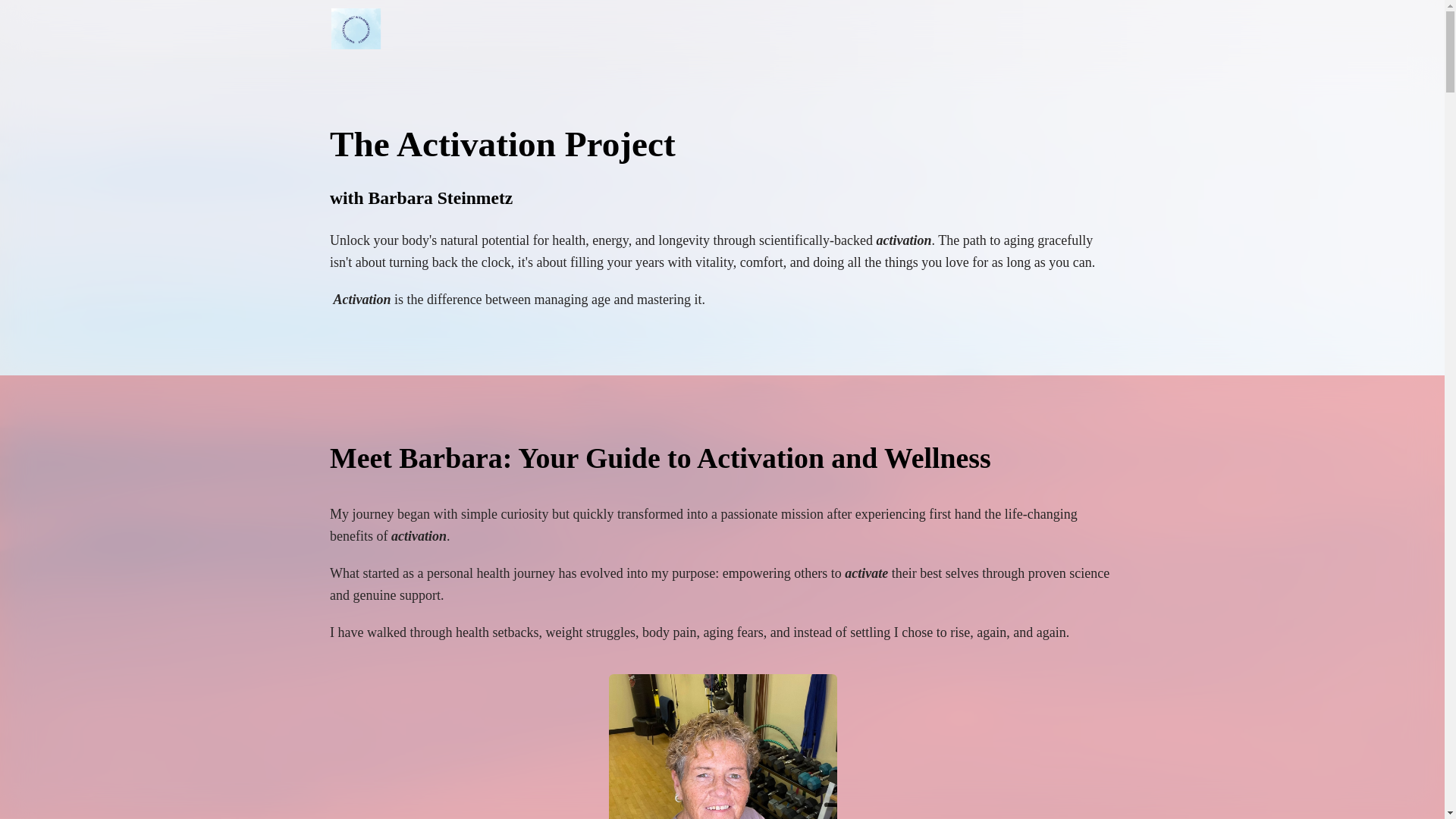 website screenshot of https://the-activation-project.com/