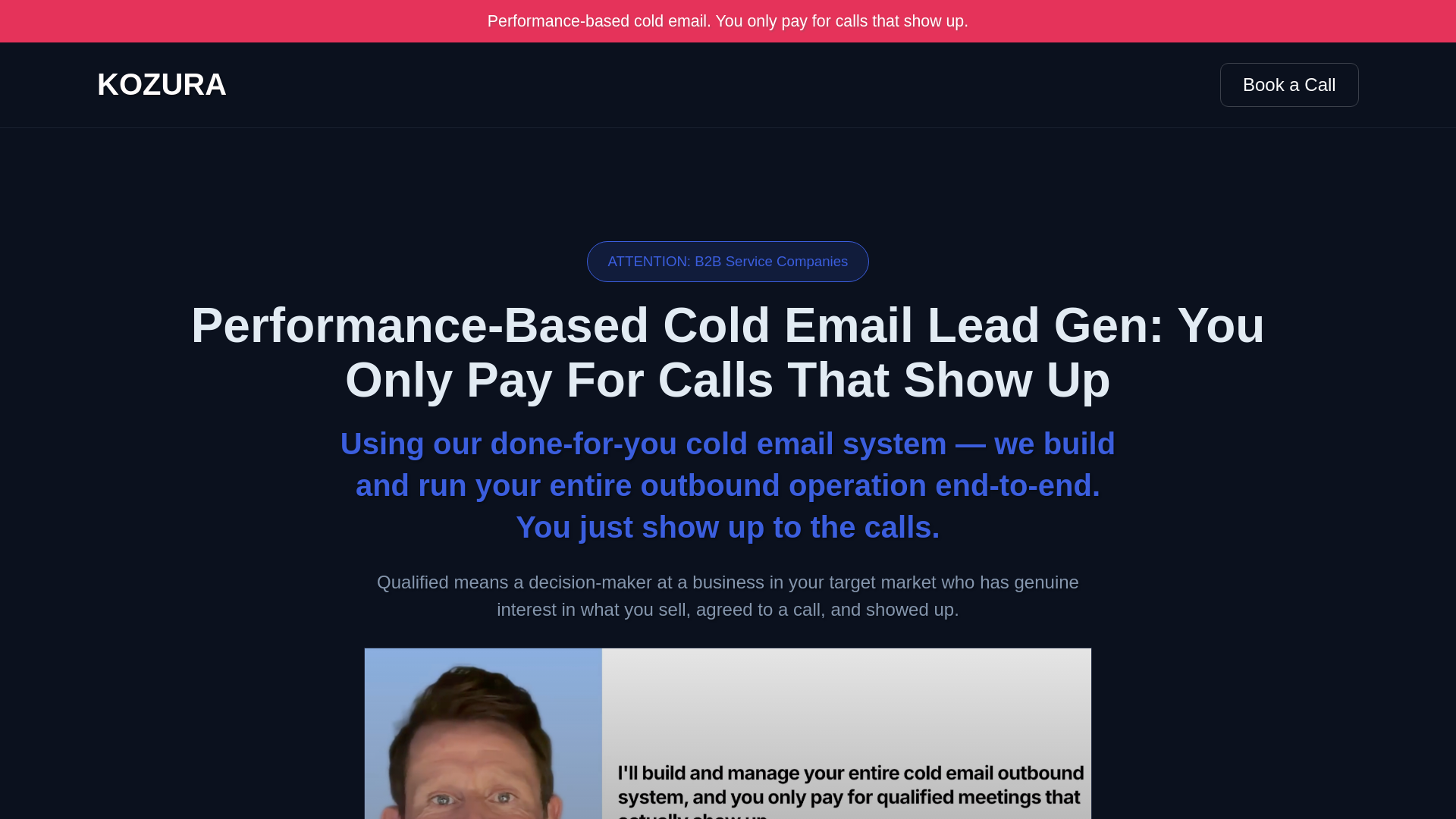 website screenshot of https://kozurasystemslabs.com/
