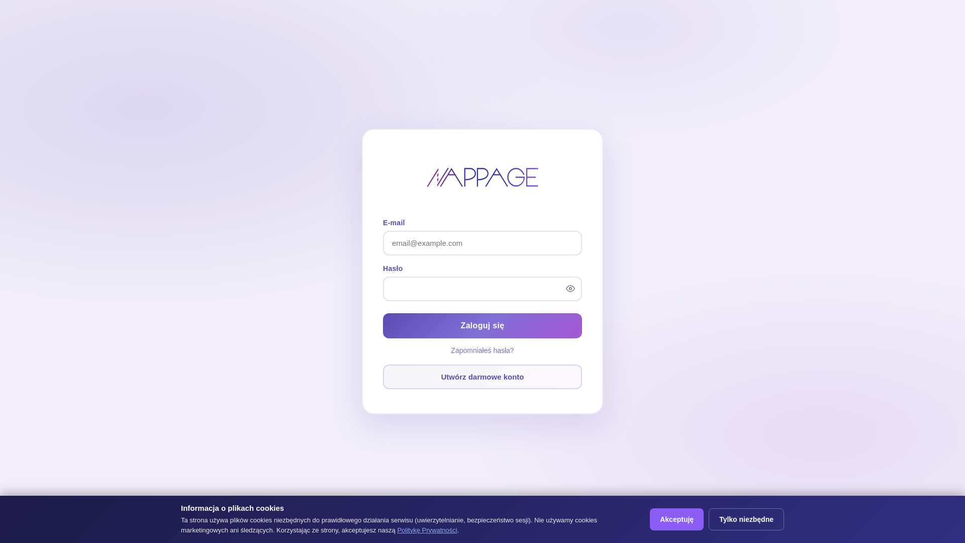 website screenshot of https://nrush.pl/