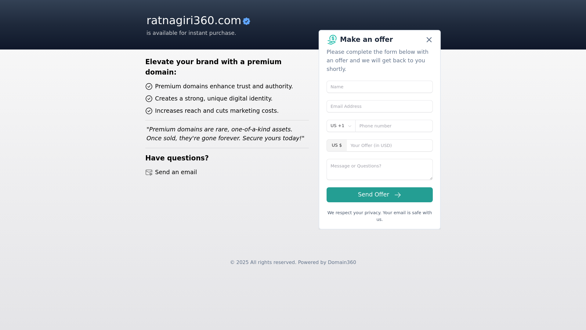 website screenshot of https://ratnagiri360.com/