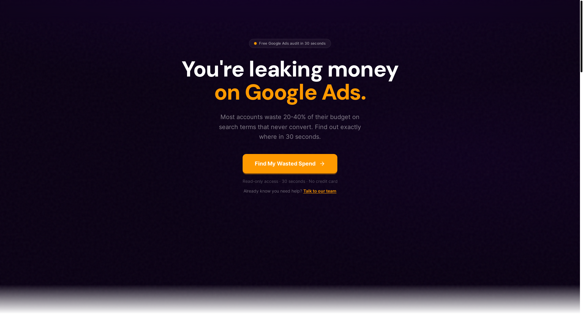 website screenshot of https://adleak.io/