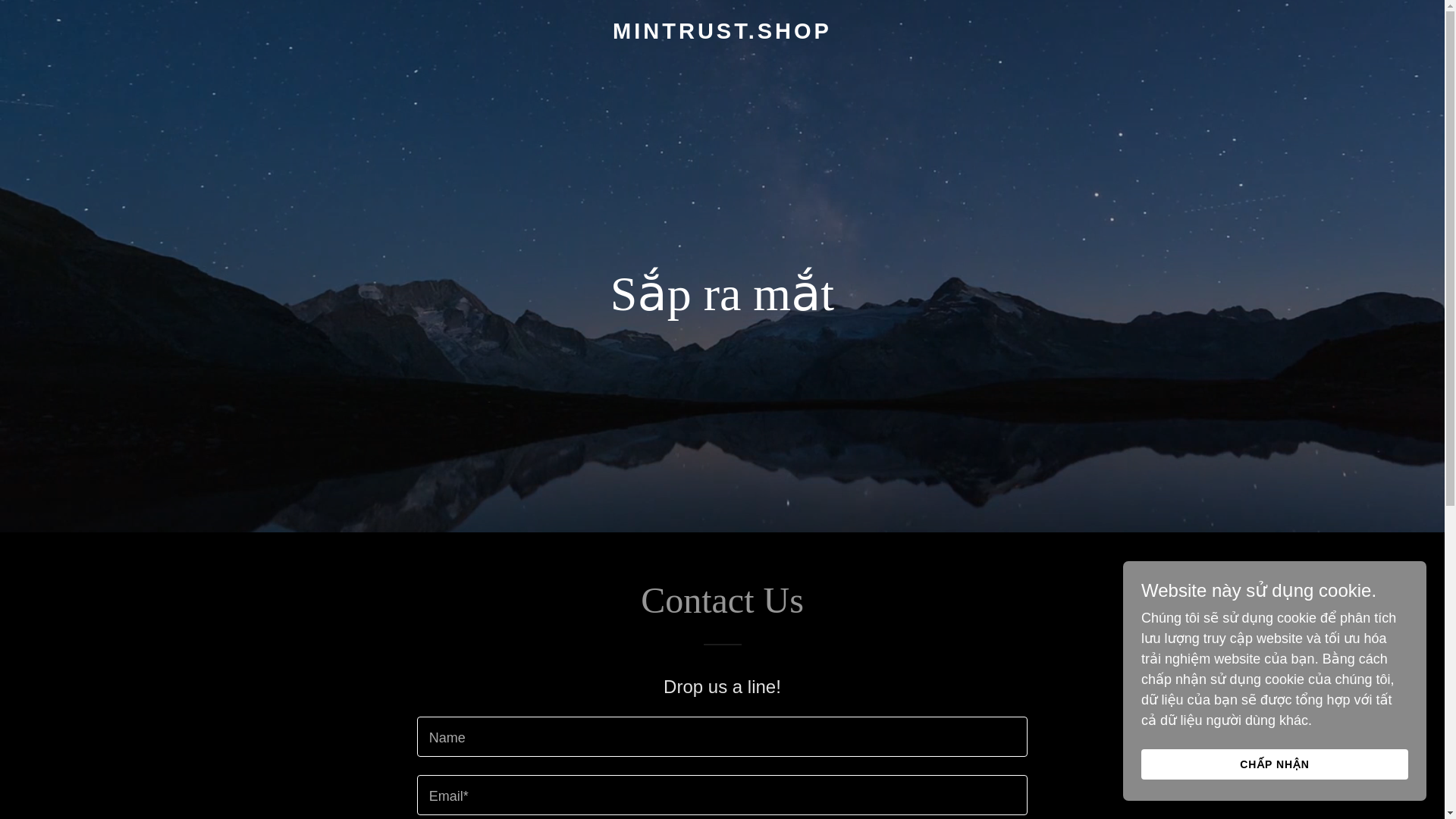 website screenshot of https://mintrust.shop/