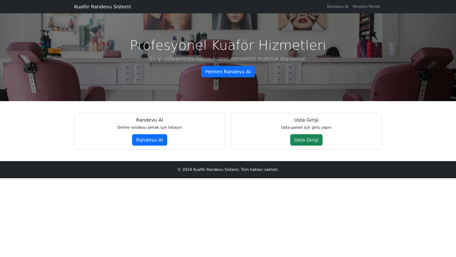 website screenshot of https://kuaforselman.com.tr/