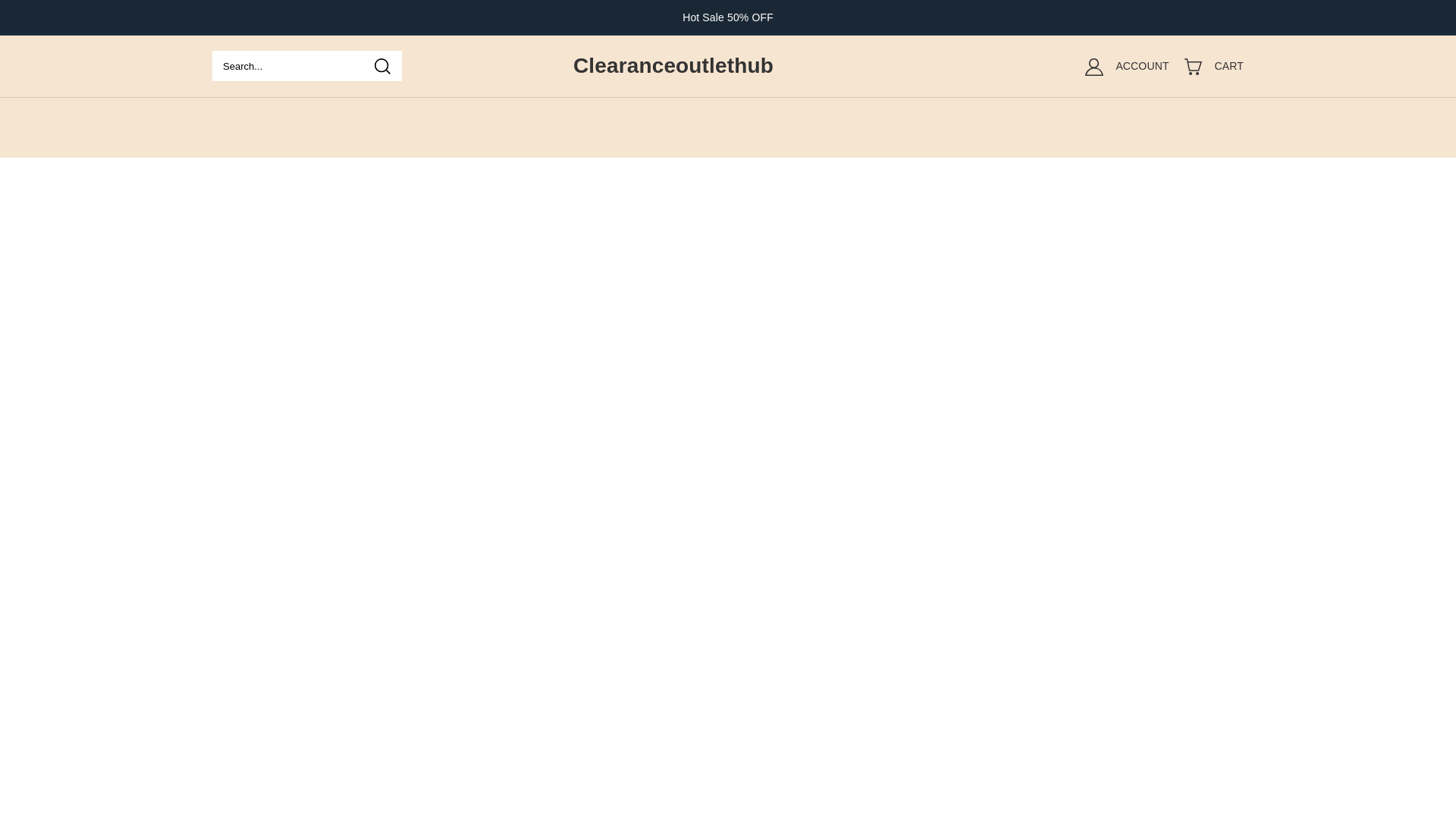 website screenshot of https://clearanceoutlethub.com