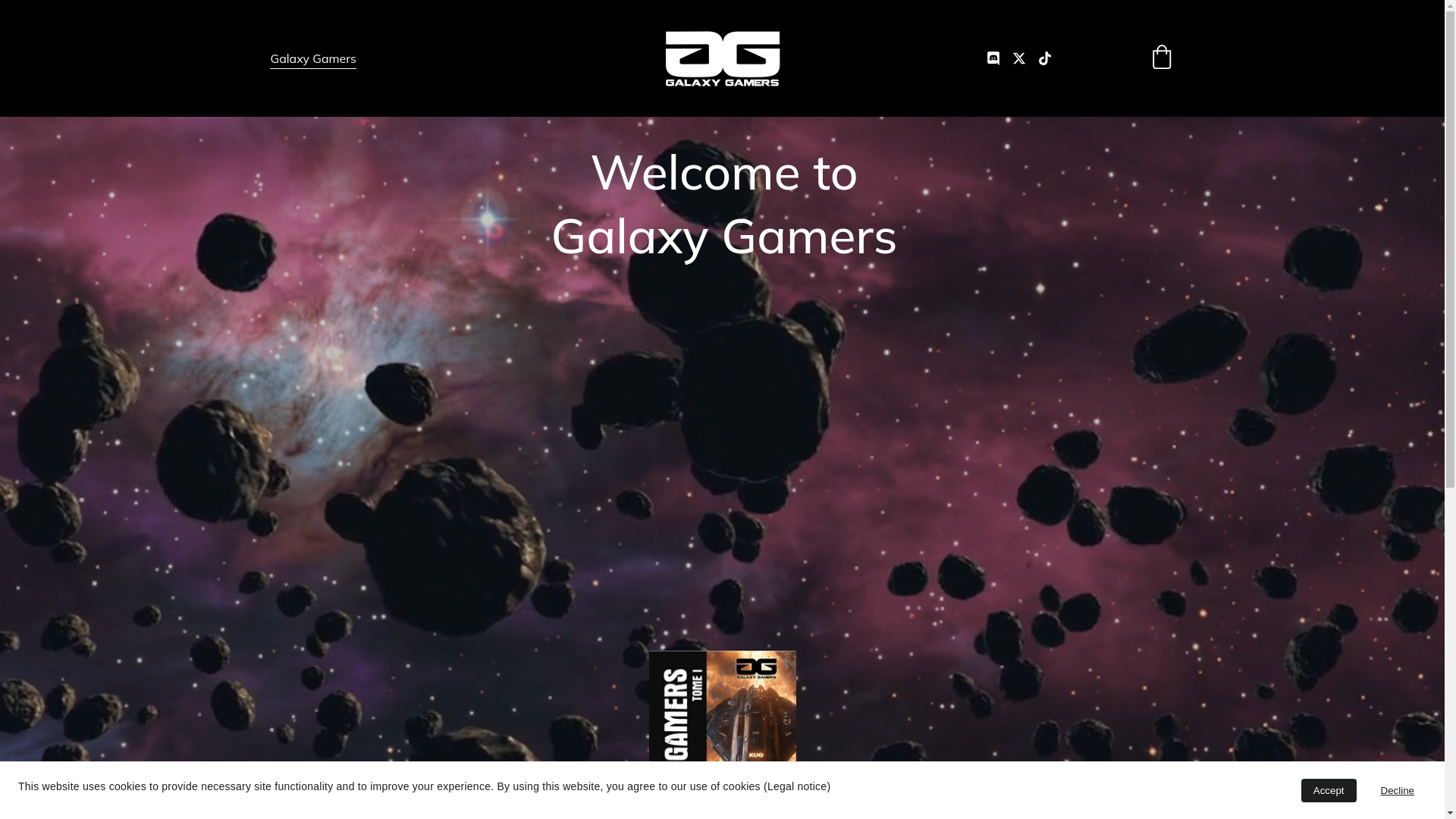 website screenshot of https://galaxygamers.io/