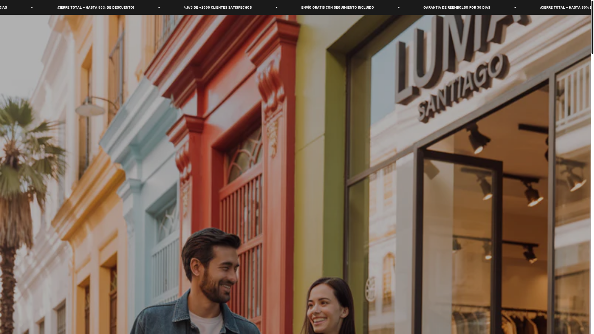 website screenshot of https://luma-santiago.com/