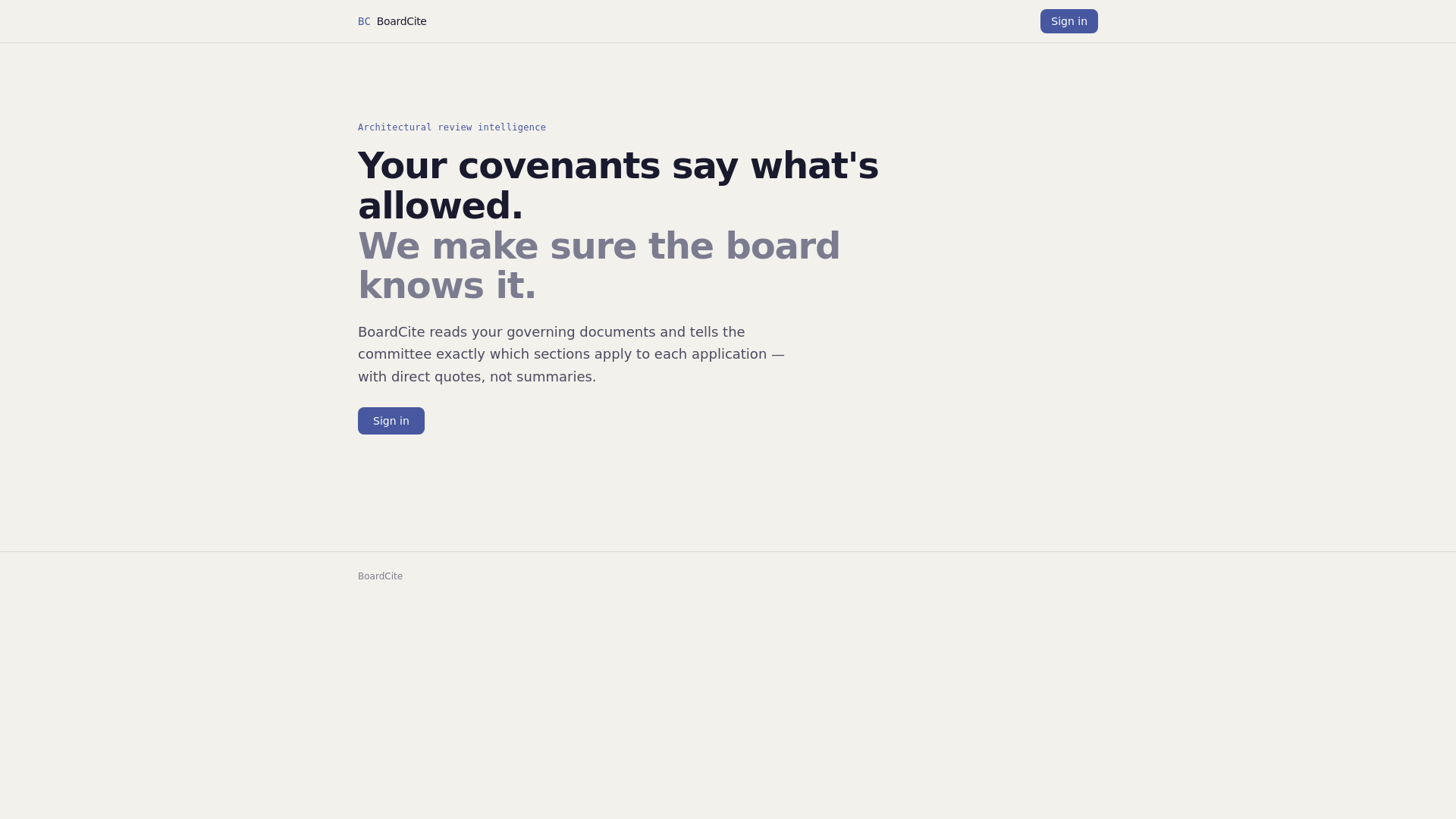 website screenshot of https://boardcite.com