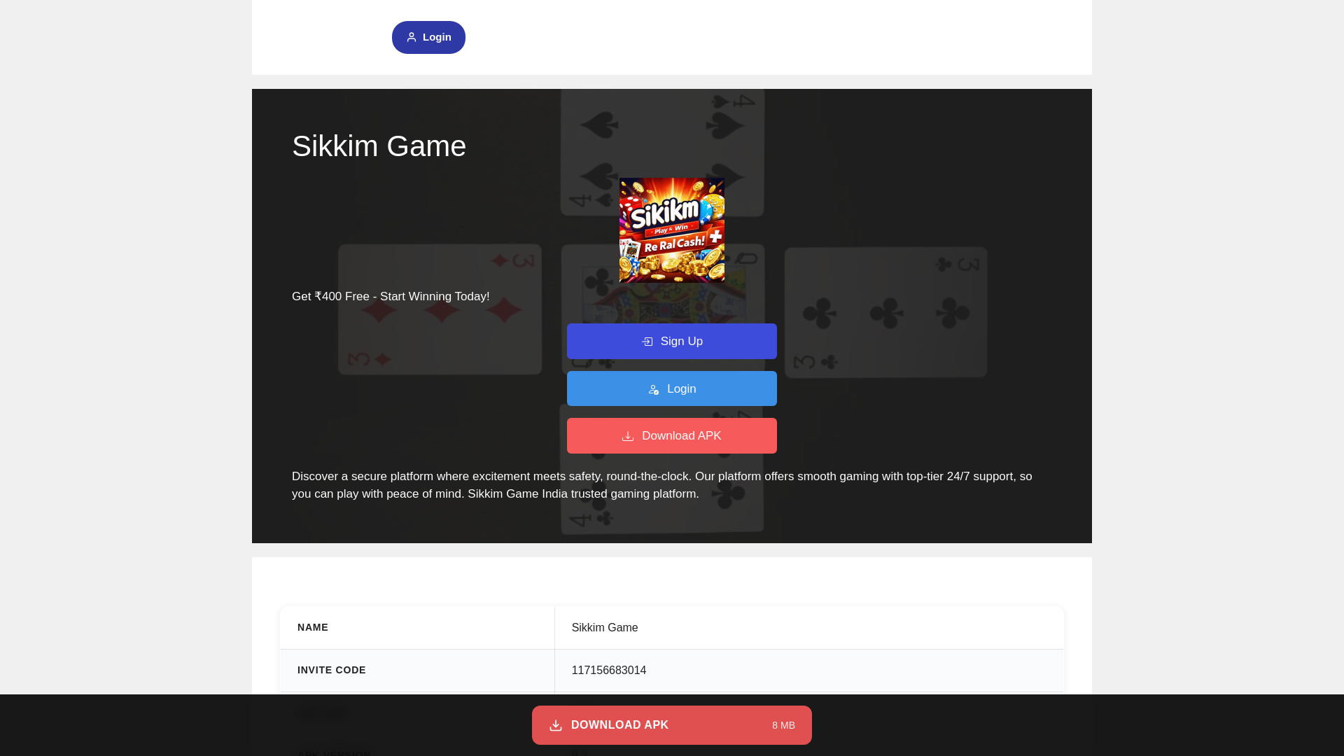 website screenshot of https://sikimgames.com