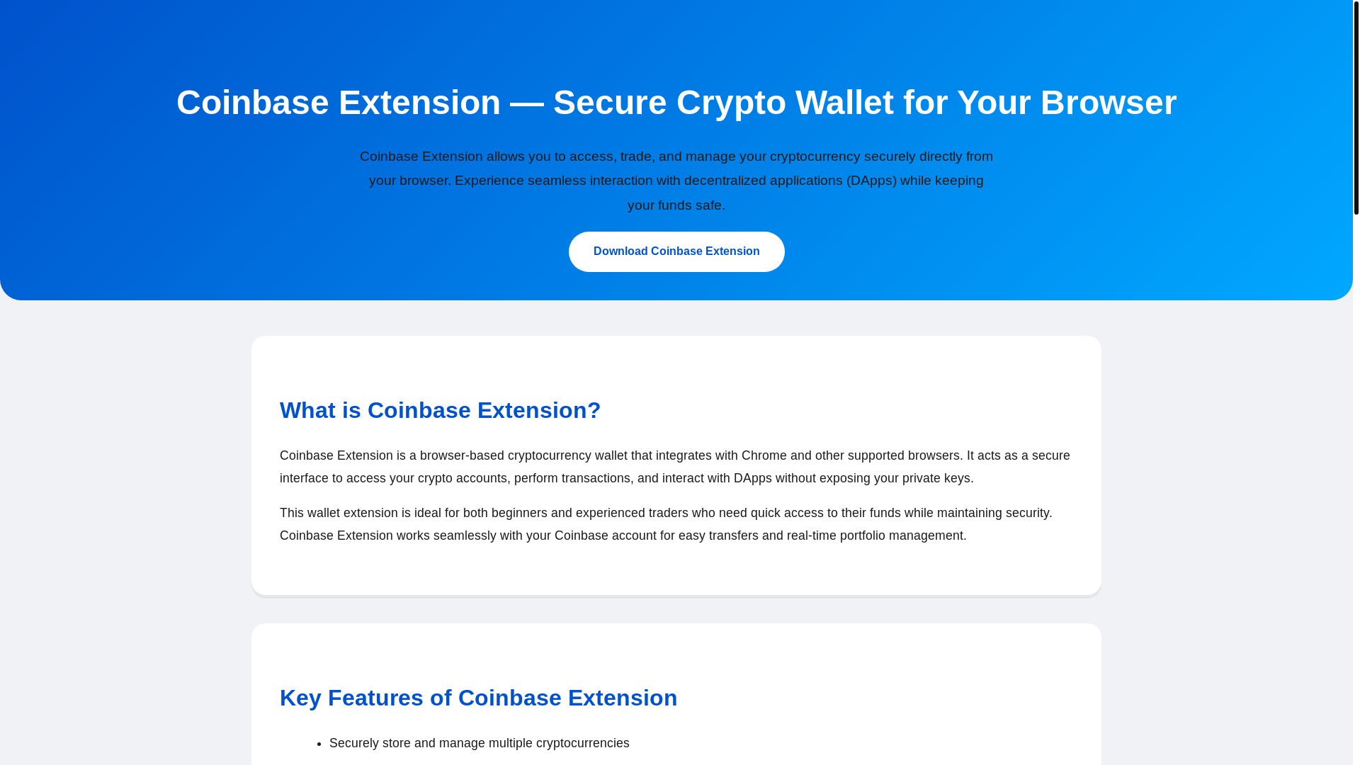 website screenshot of https://coiinbase-extension-learn.pages.dev/