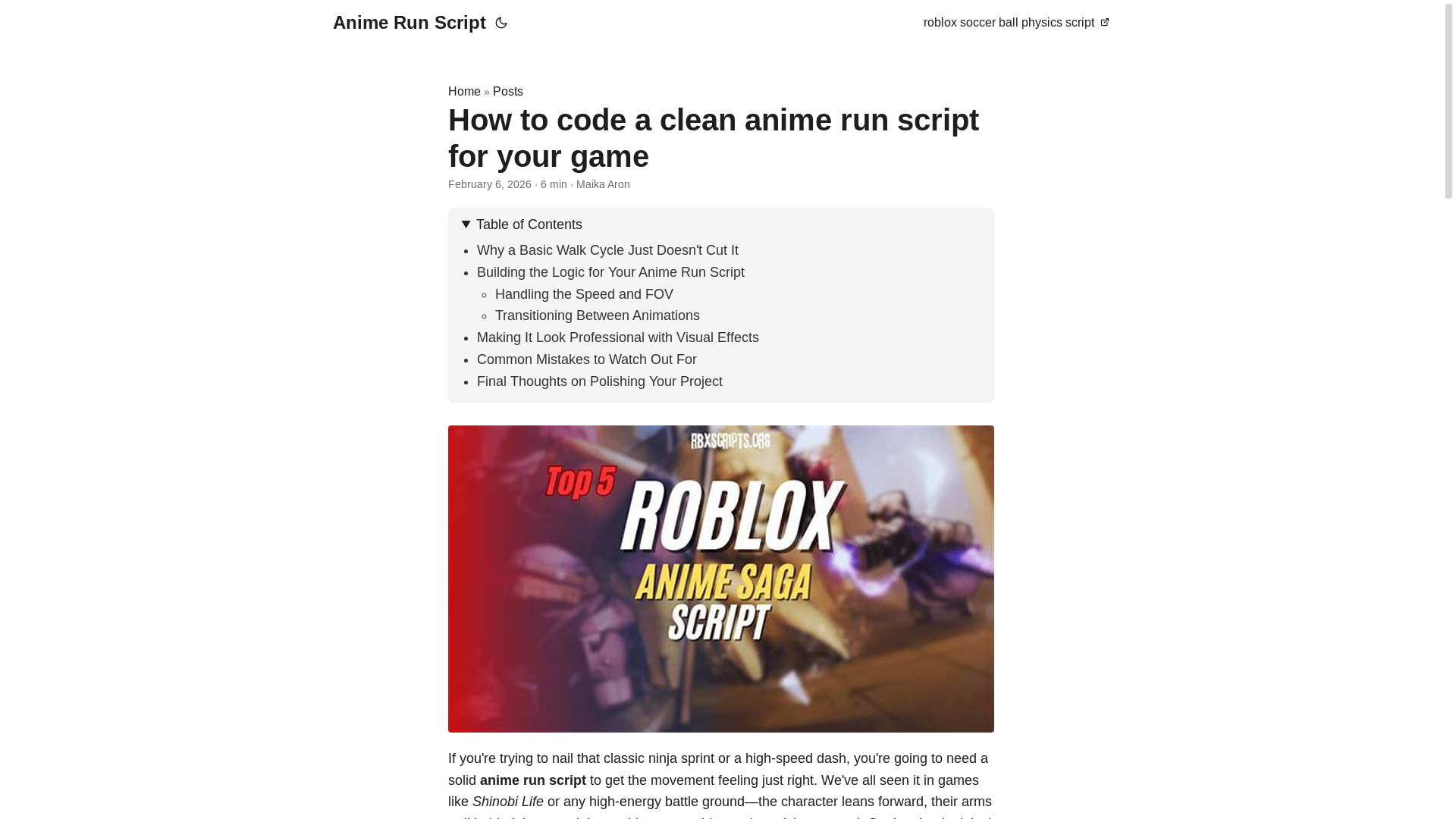 website screenshot of https://anime-run-script.pages.dev/
