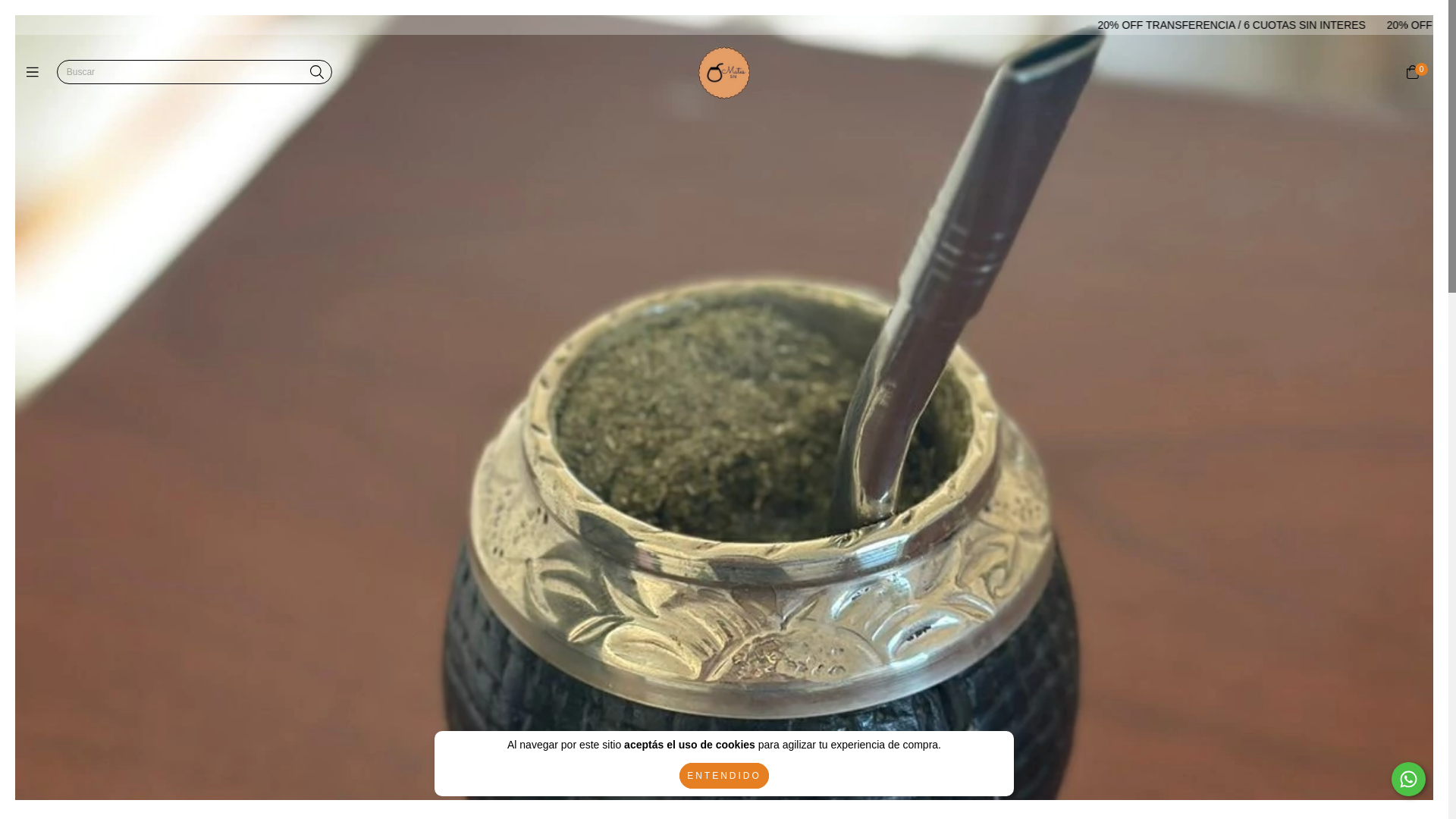 website screenshot of https://matessn.com/