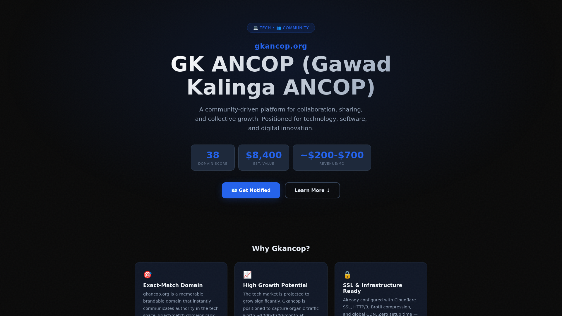 website screenshot of https://gkancop.org/