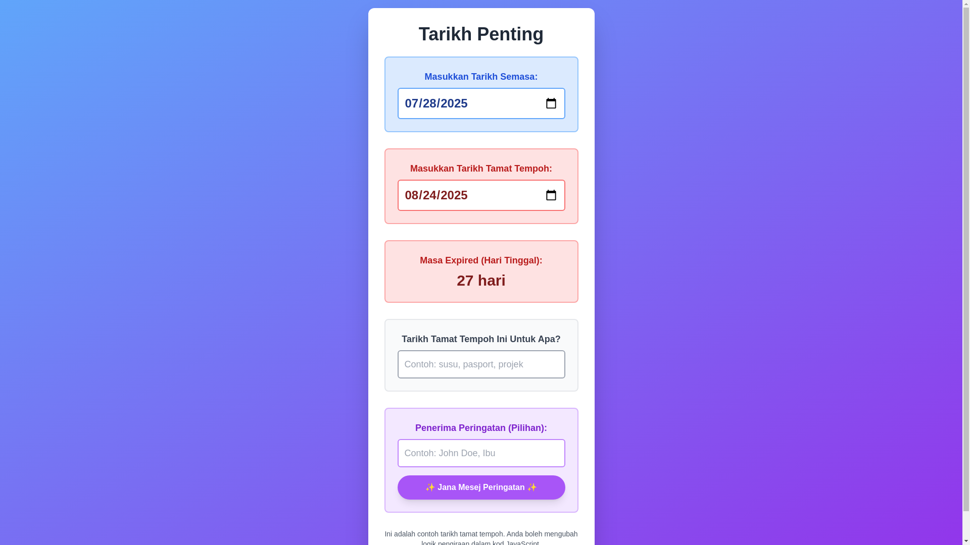 website screenshot of https://tarikhpenting.pages.dev/
