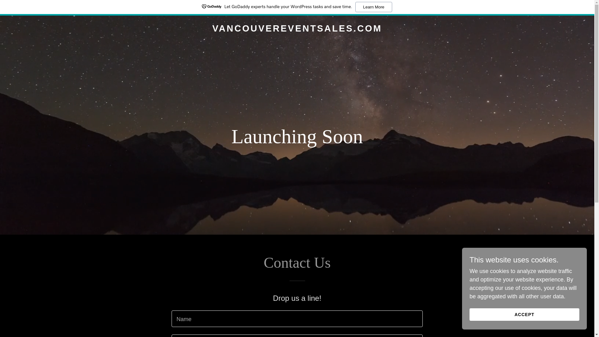 website screenshot of https://vancouvereventsales.com/